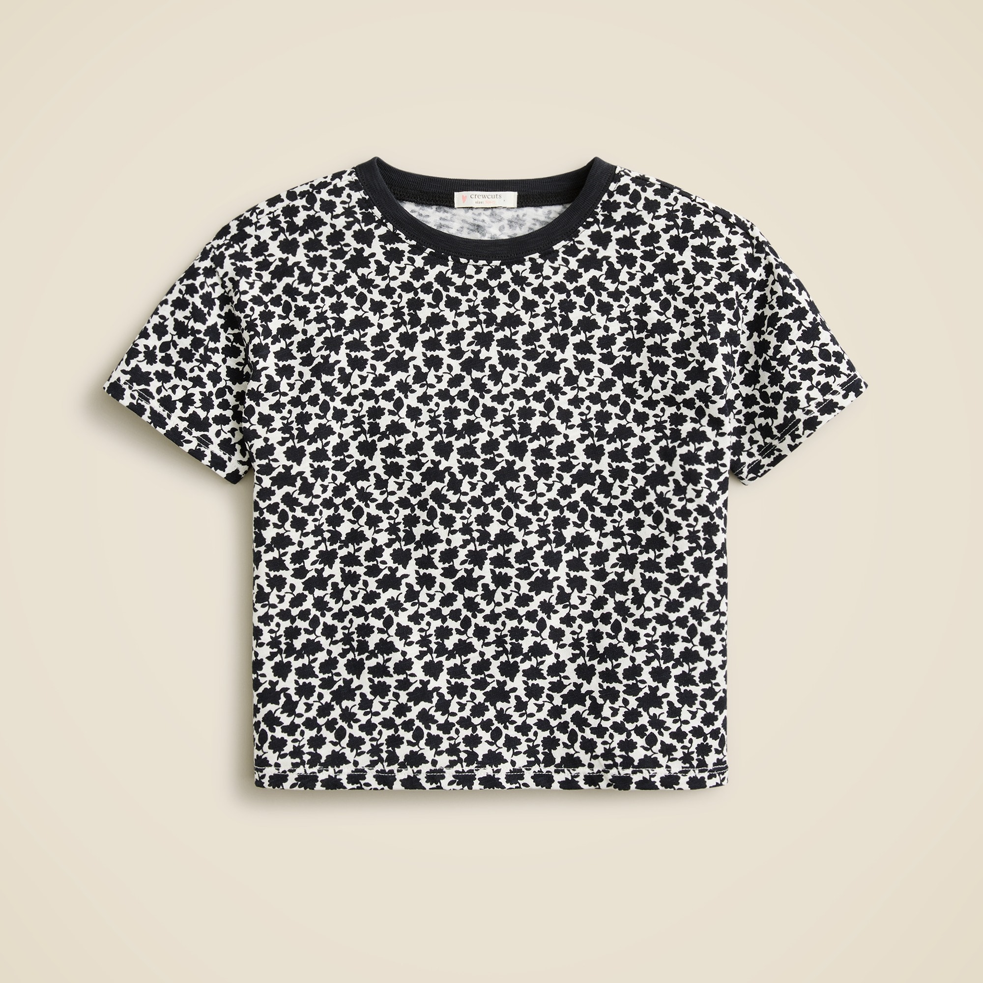 girls Girls' floral-print T-shirt