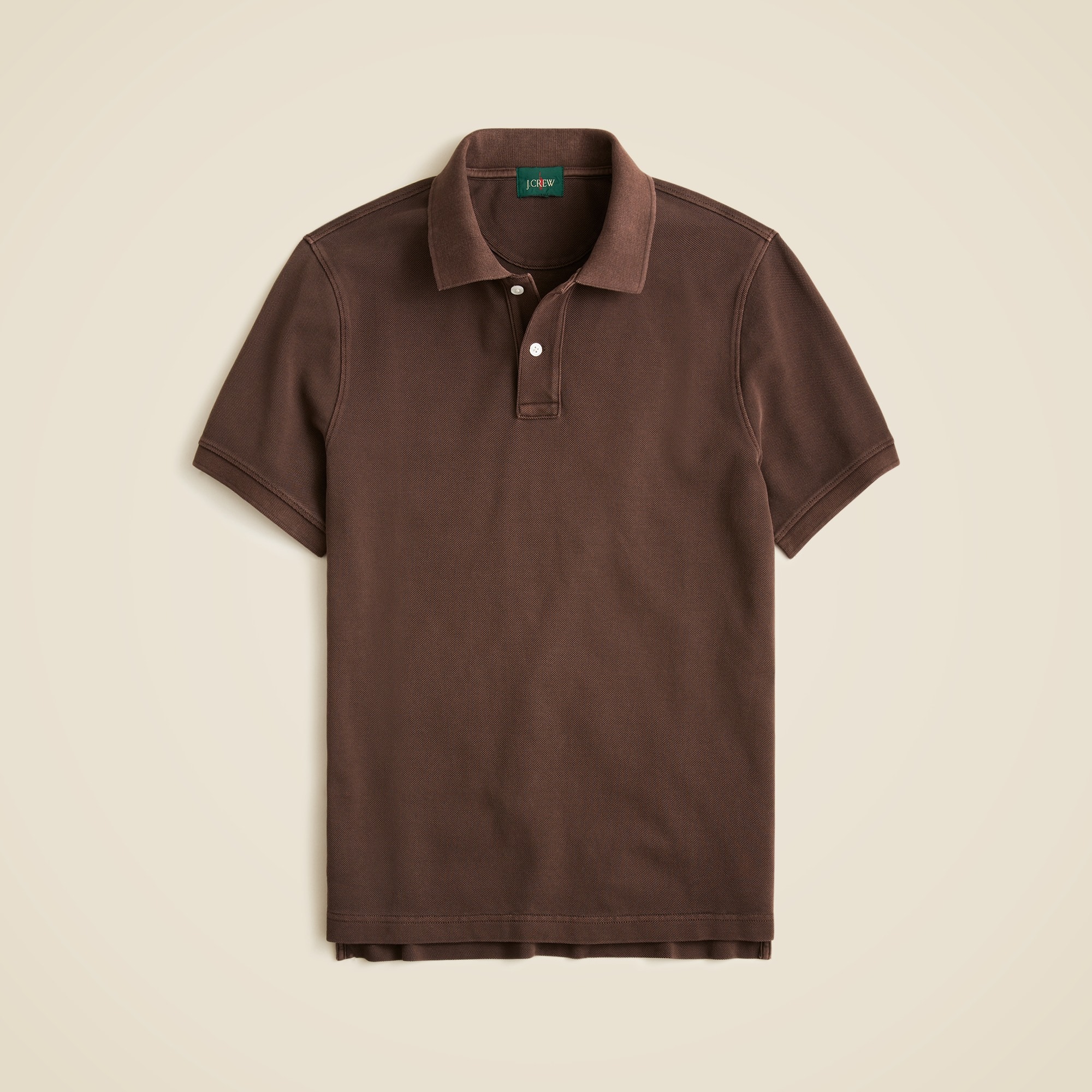 mens Washed piqu&eacute; polo shirt