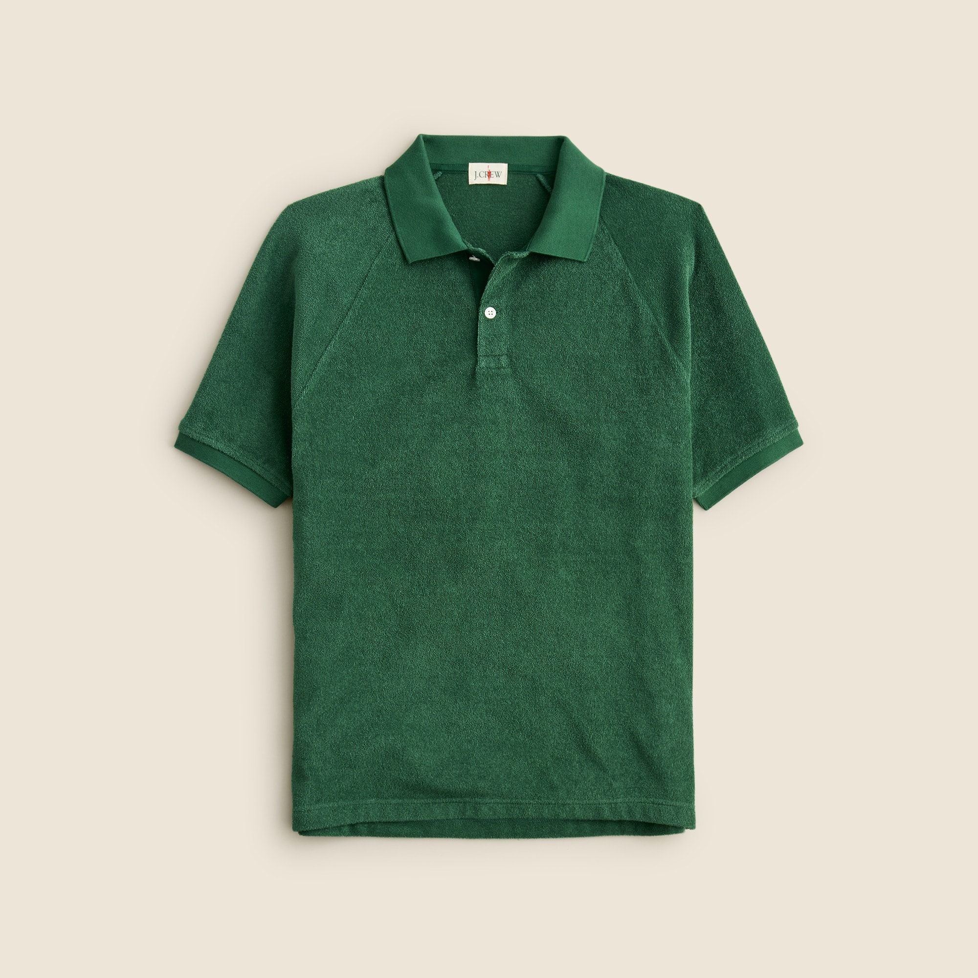  Terry cloth polo shirt