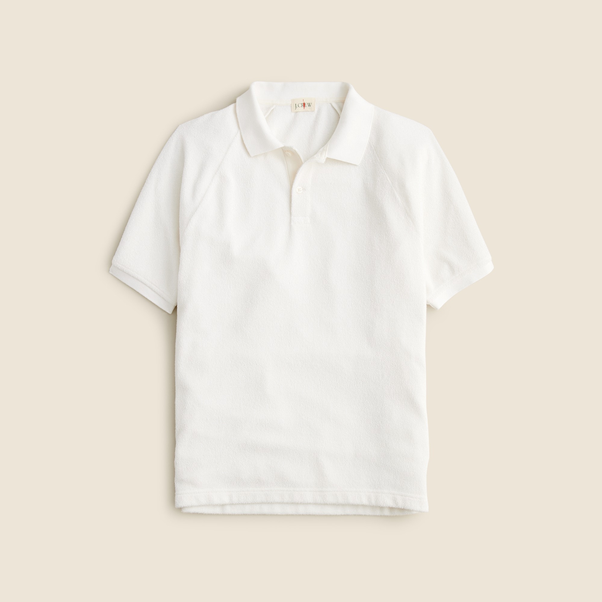  Terry cloth polo shirt