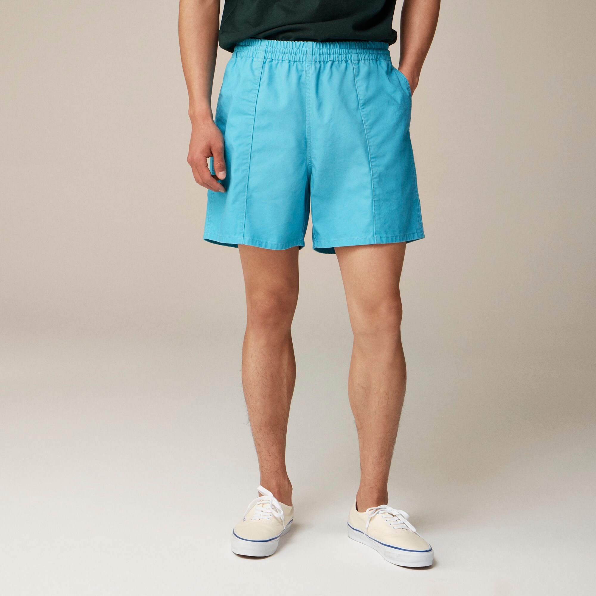 mens 6'' heritage gym short in seaside canvas