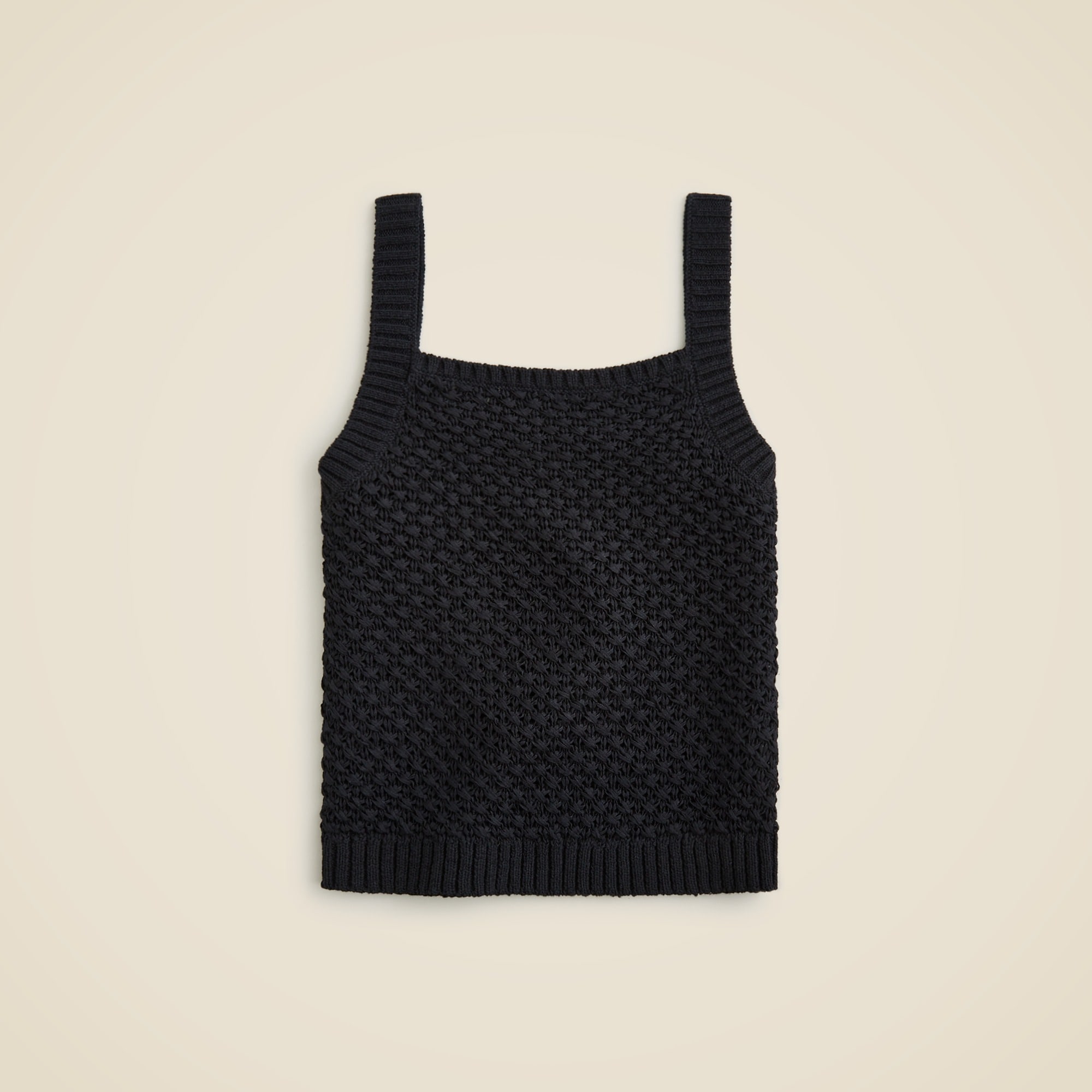  Basket-stitch sweater-tank