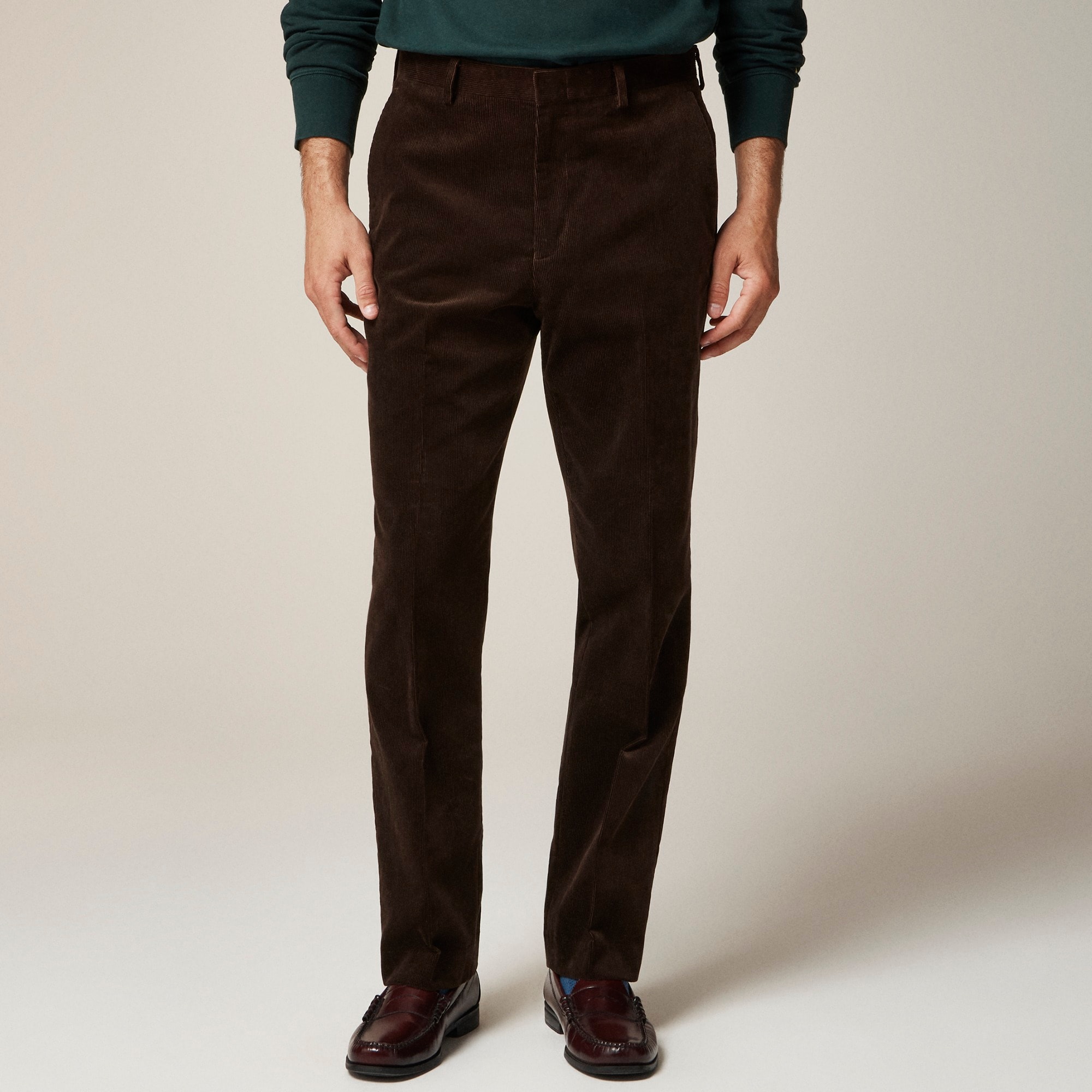 mens Crosby Classic-fit suit pant in Italian cotton corduroy