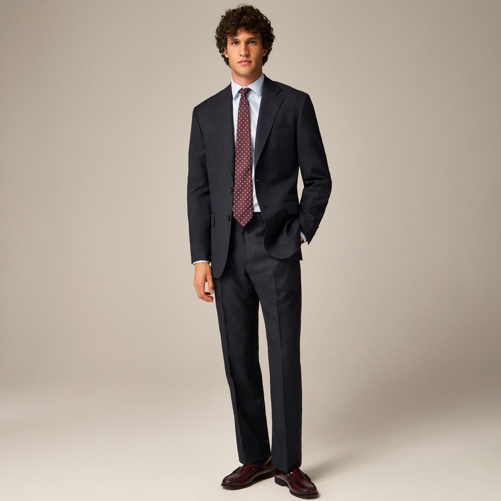 mens Crosby Classic-fit suit jacket in Italian worsted wool