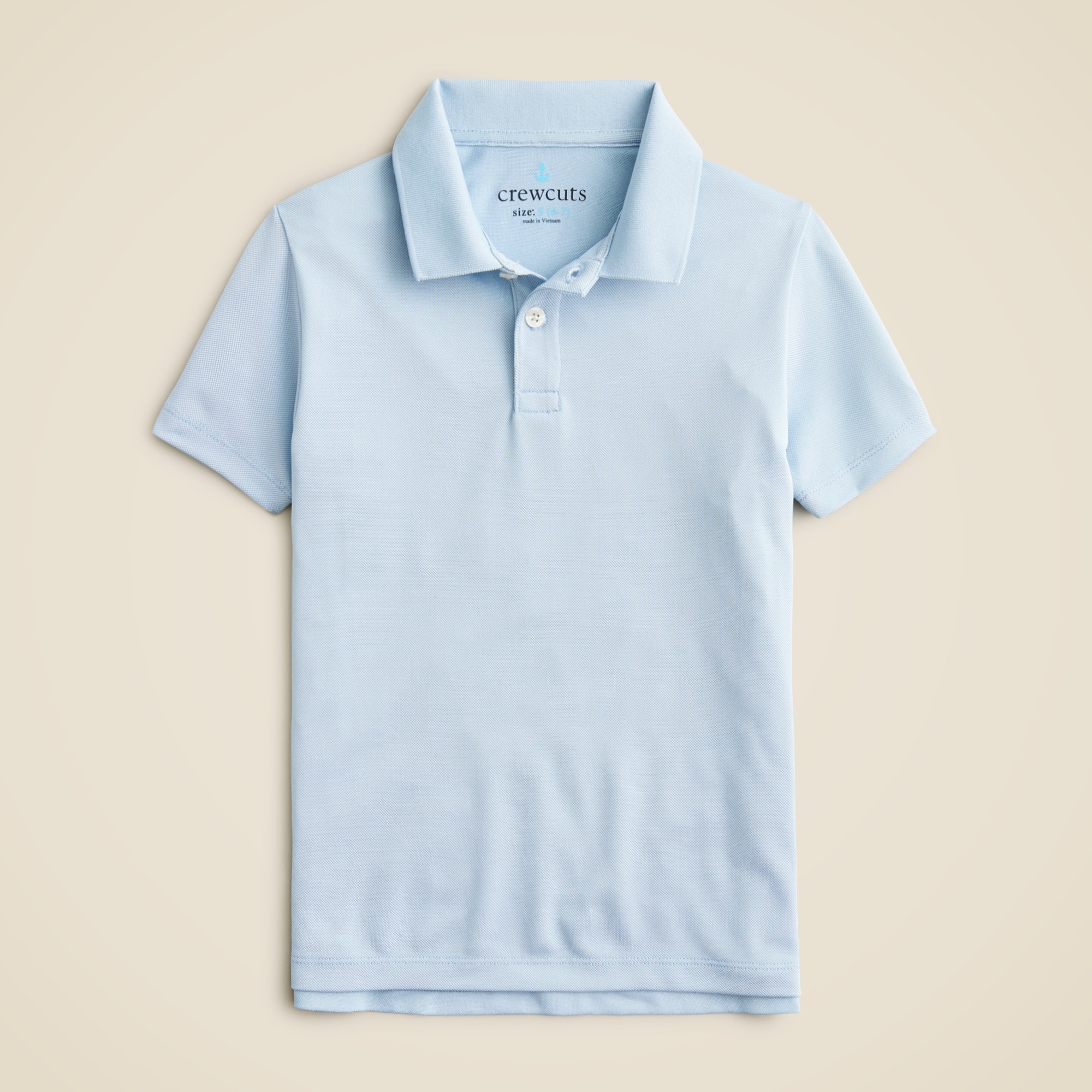  Kids' tech piqu&eacute; polo shirt