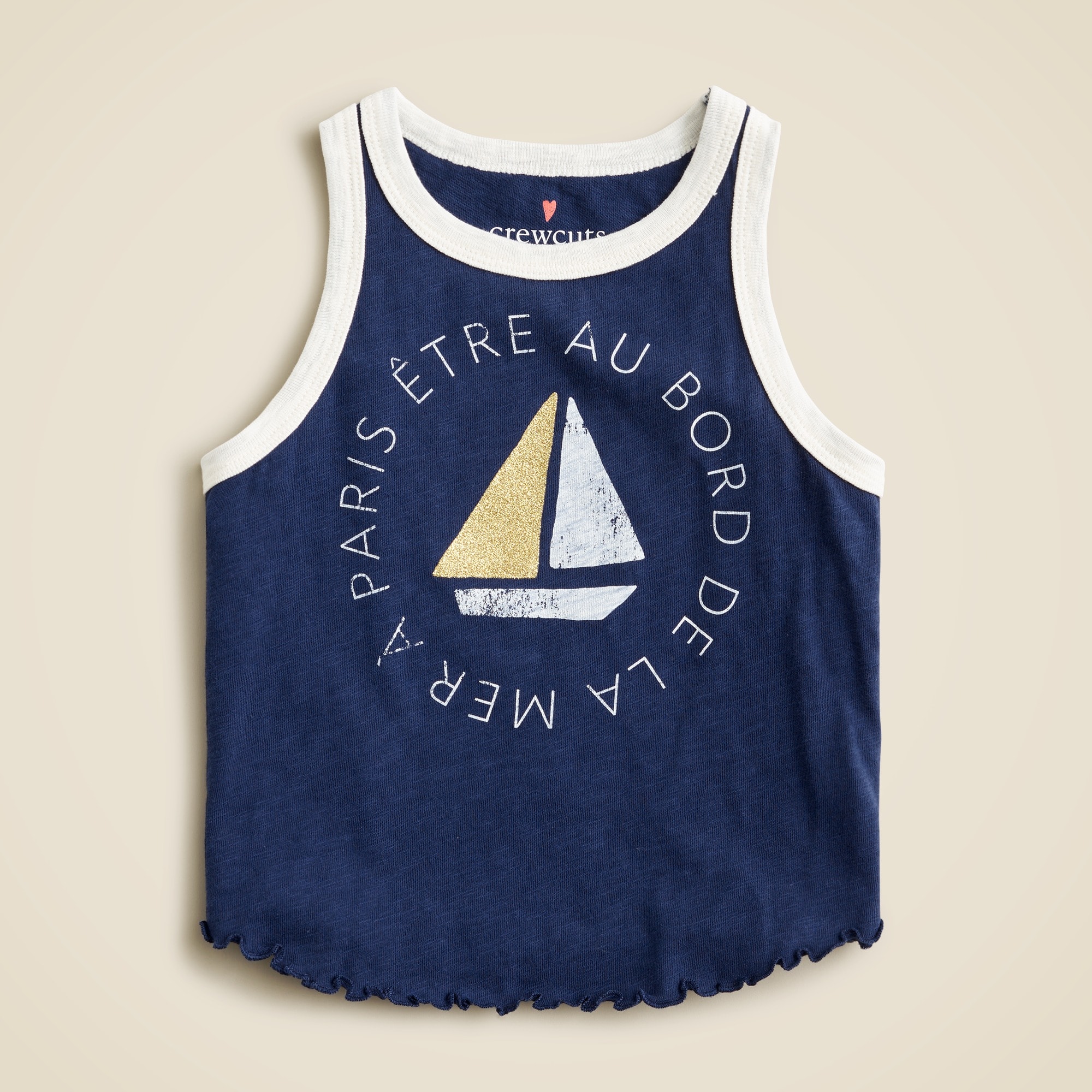  Girls' everyday graphic tank top