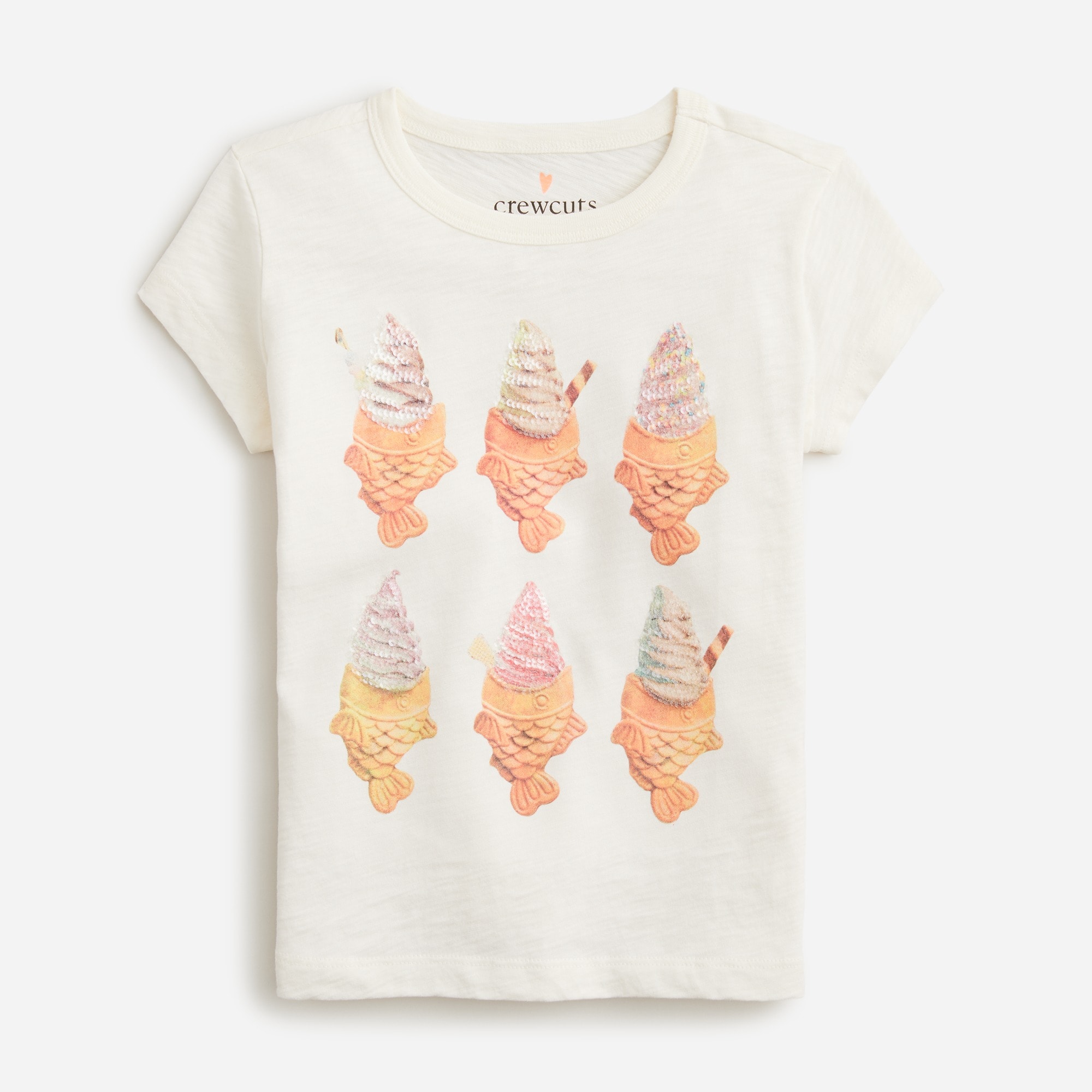  Girls' taiyaki graphic T-shirt