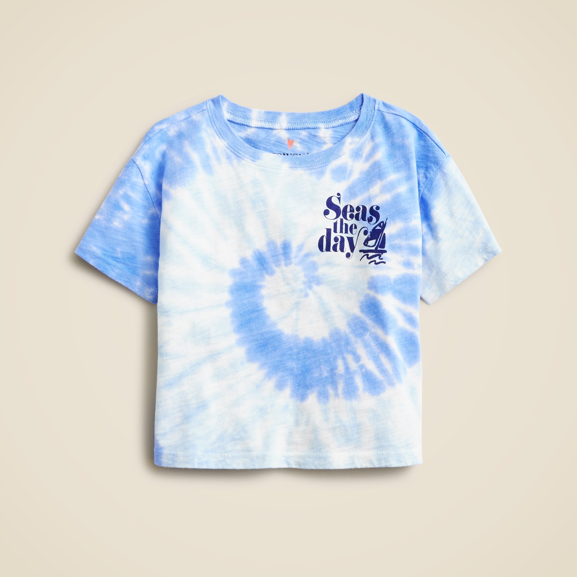 girls Girls' tie-dye &quot;Seas the day&quot; graphic T-shirt