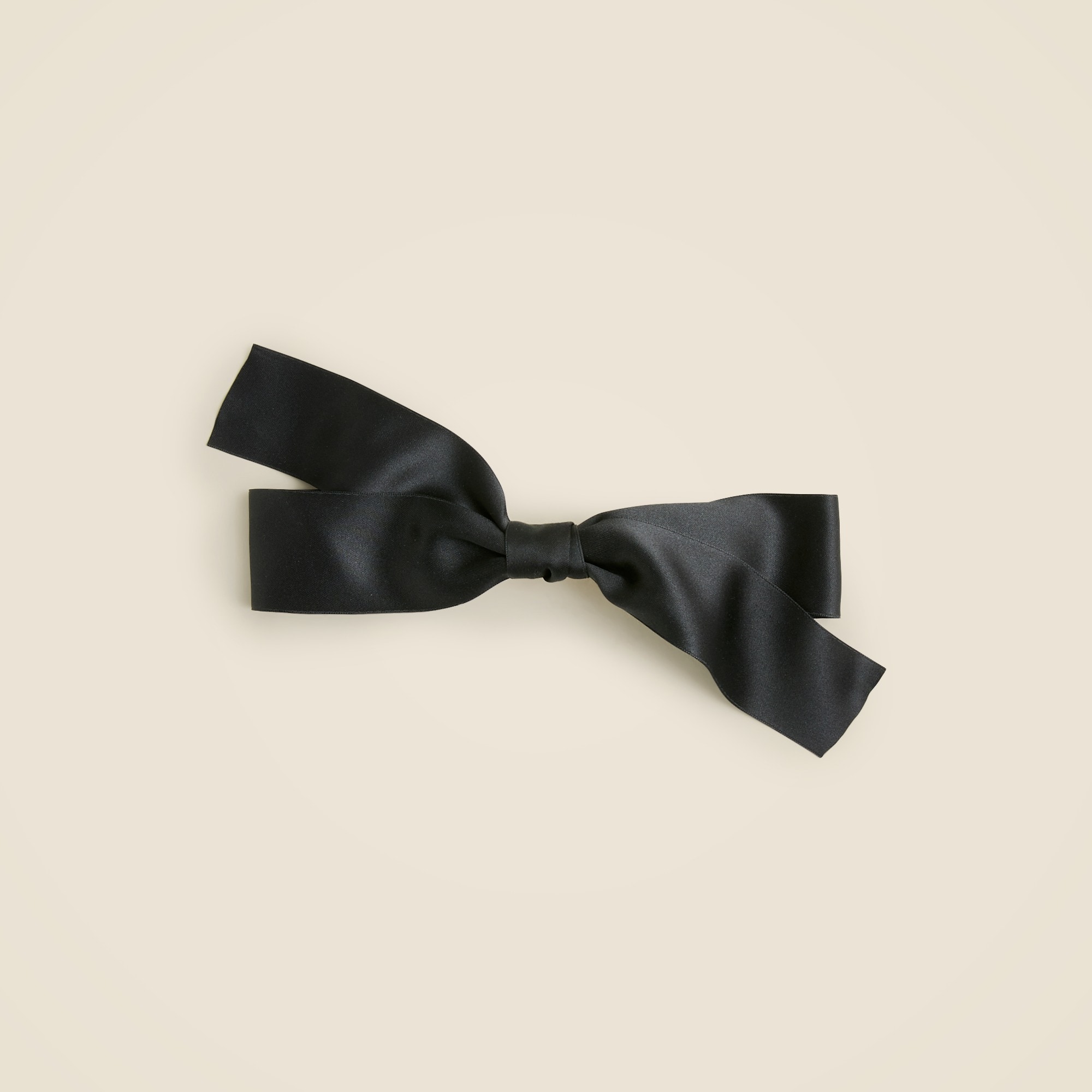 womens Satin bow hair barrette