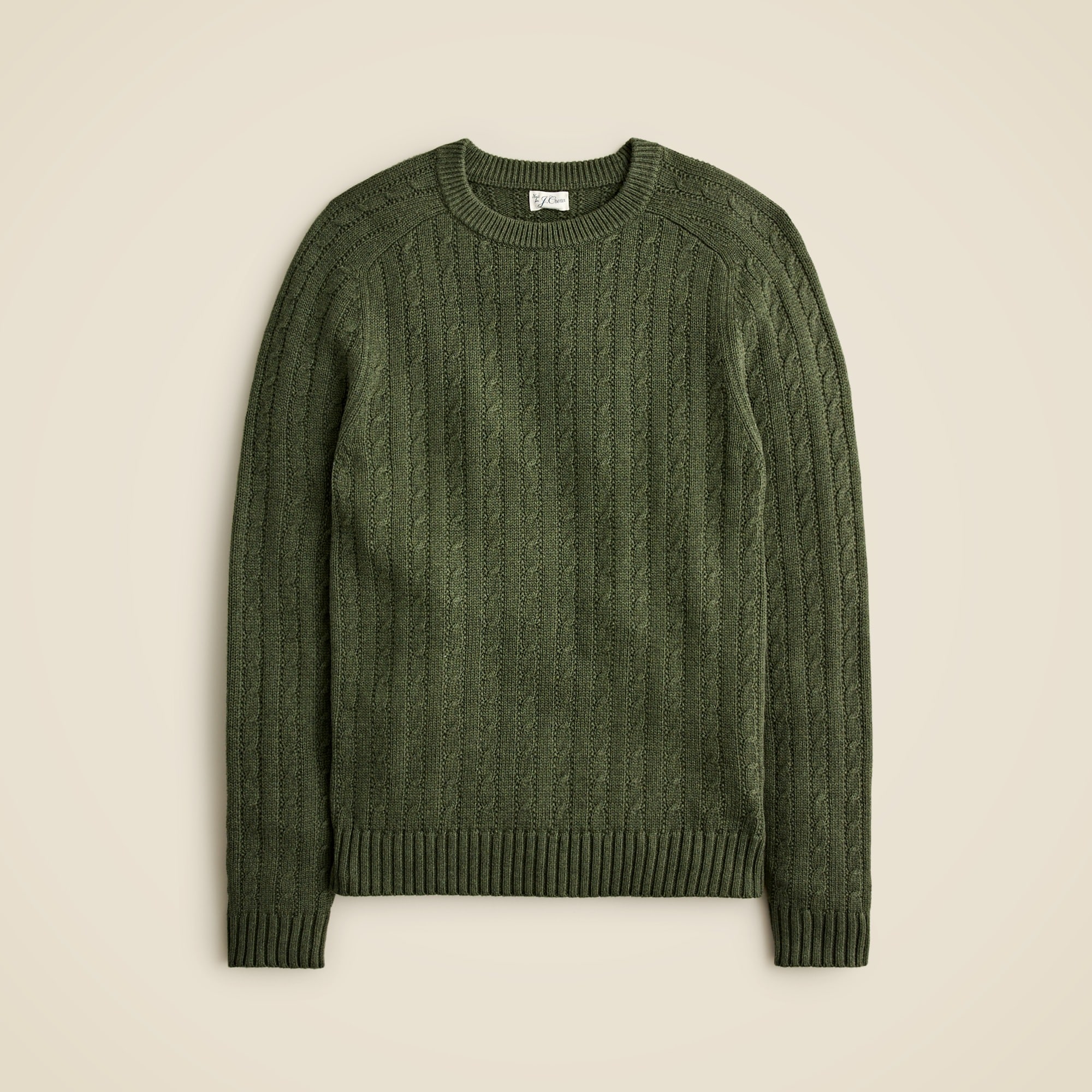 mens Heritage cotton cable-knit sweater