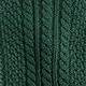 Cotton cable-knit Rollneck&trade; sweater JCREW GREEN