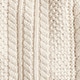 Cotton cable-knit Rollneck&trade; sweater HTHR NATURAL