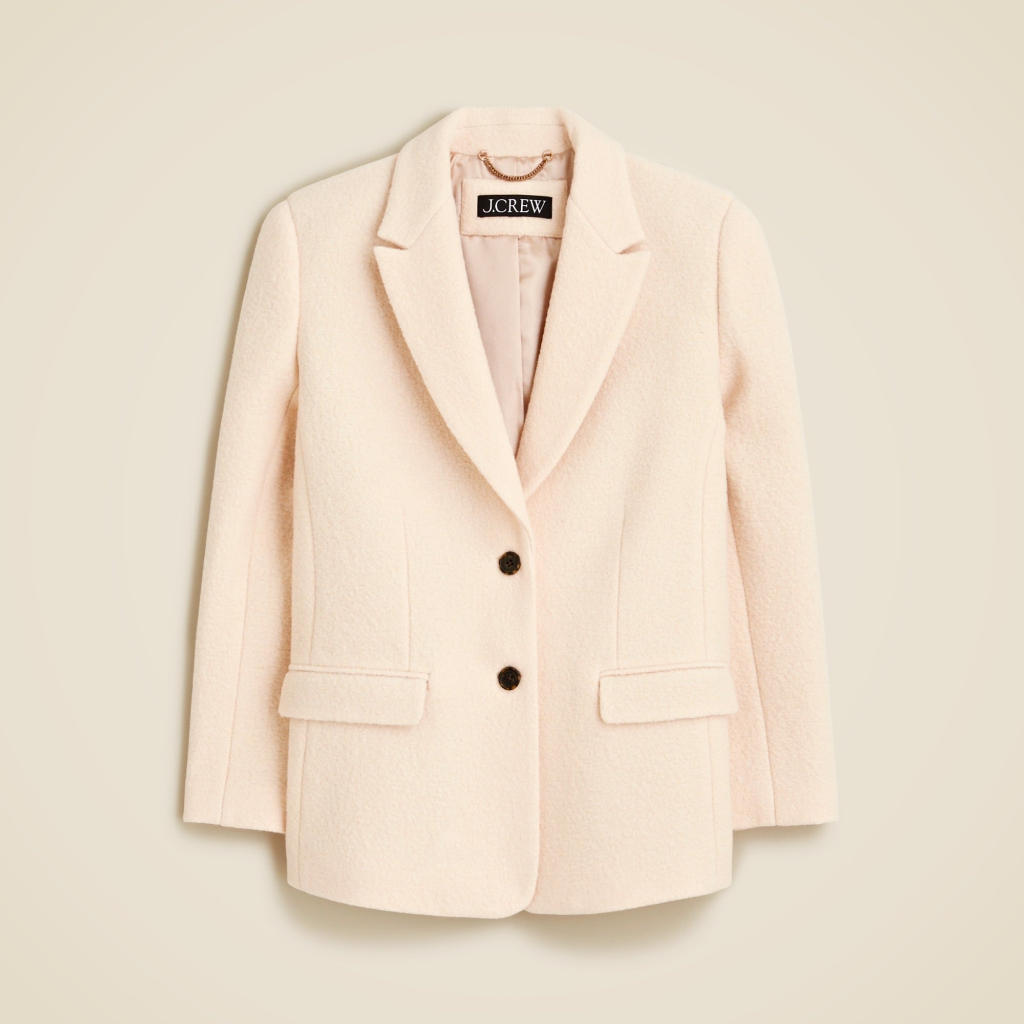 womens Oversized blazer-jacket in boiled wool