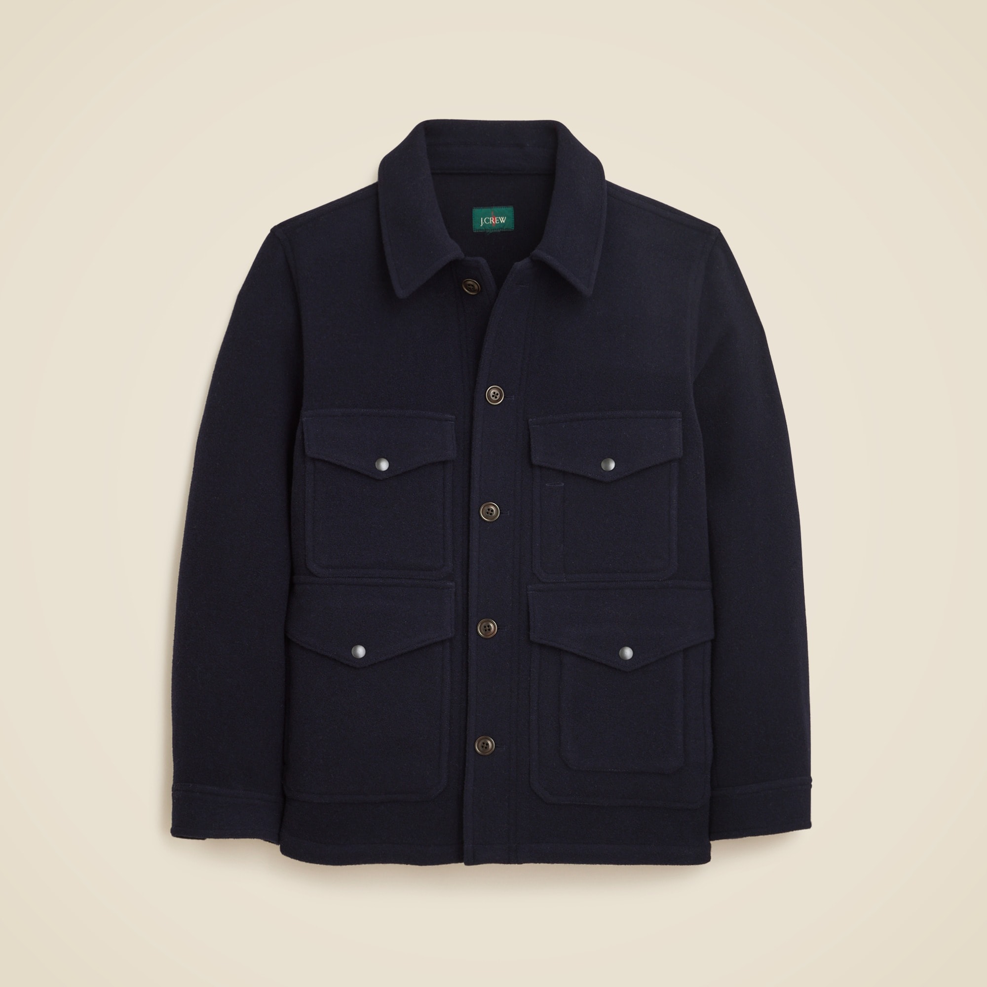 mens Cruiser jacket in double-faced wool blend