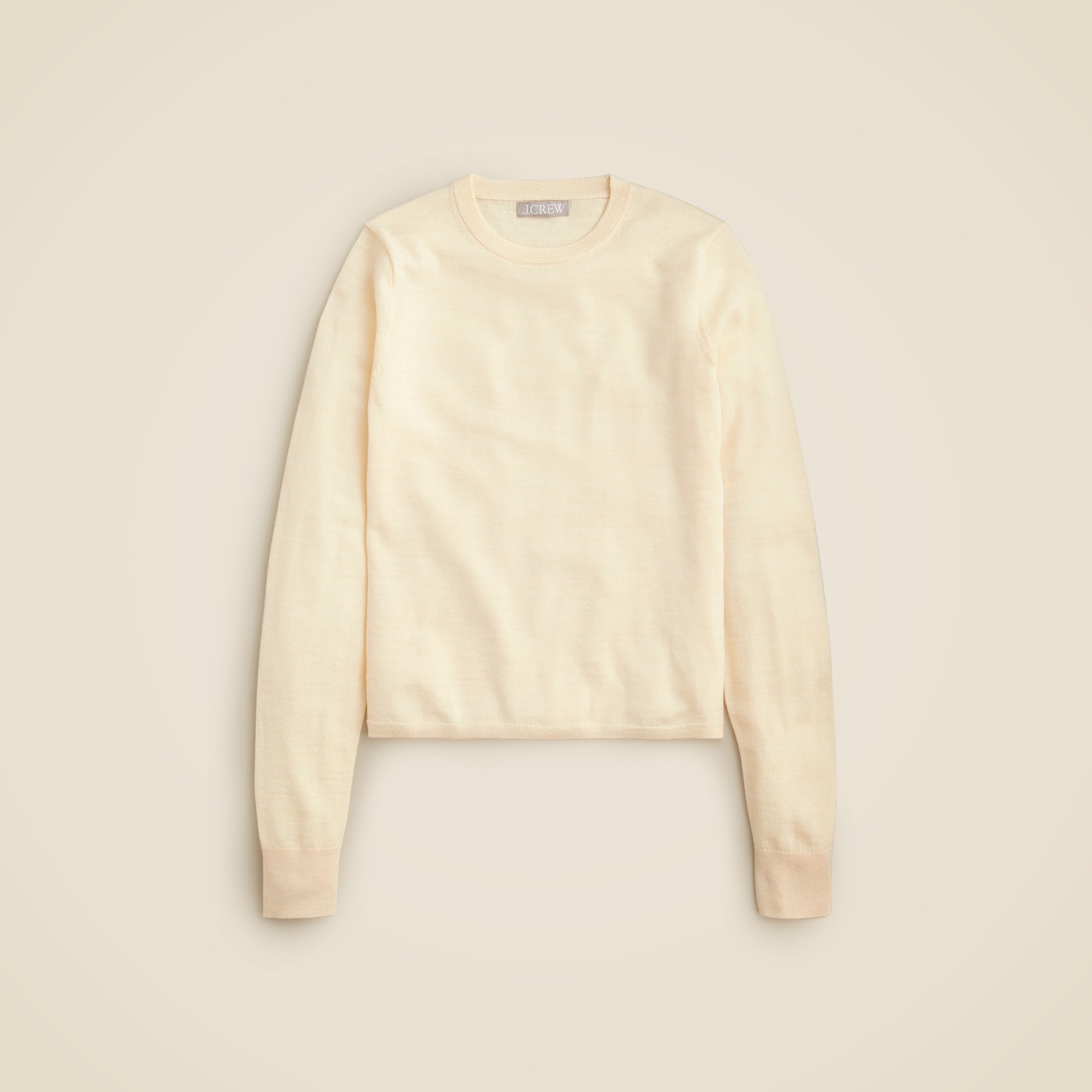  Carolyn fitted crewneck sweater in merino wool