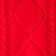 Cable-knit Rollneck&trade; sweater in Supersoft yarn CLASSIC CARDINAL