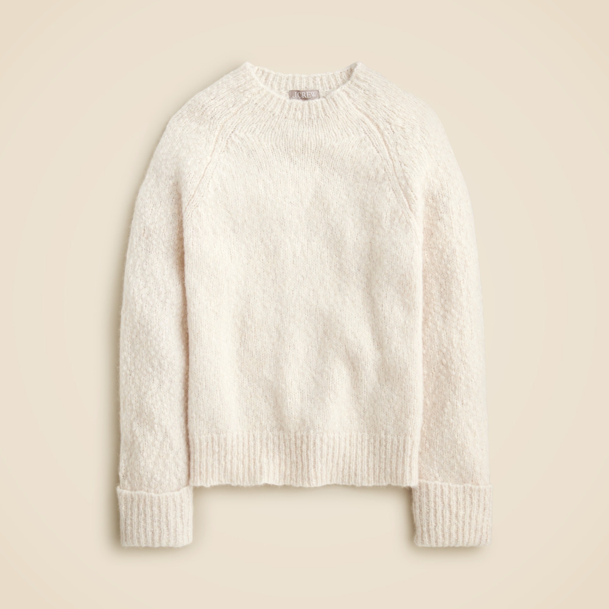  Cuffed mockneck sweater