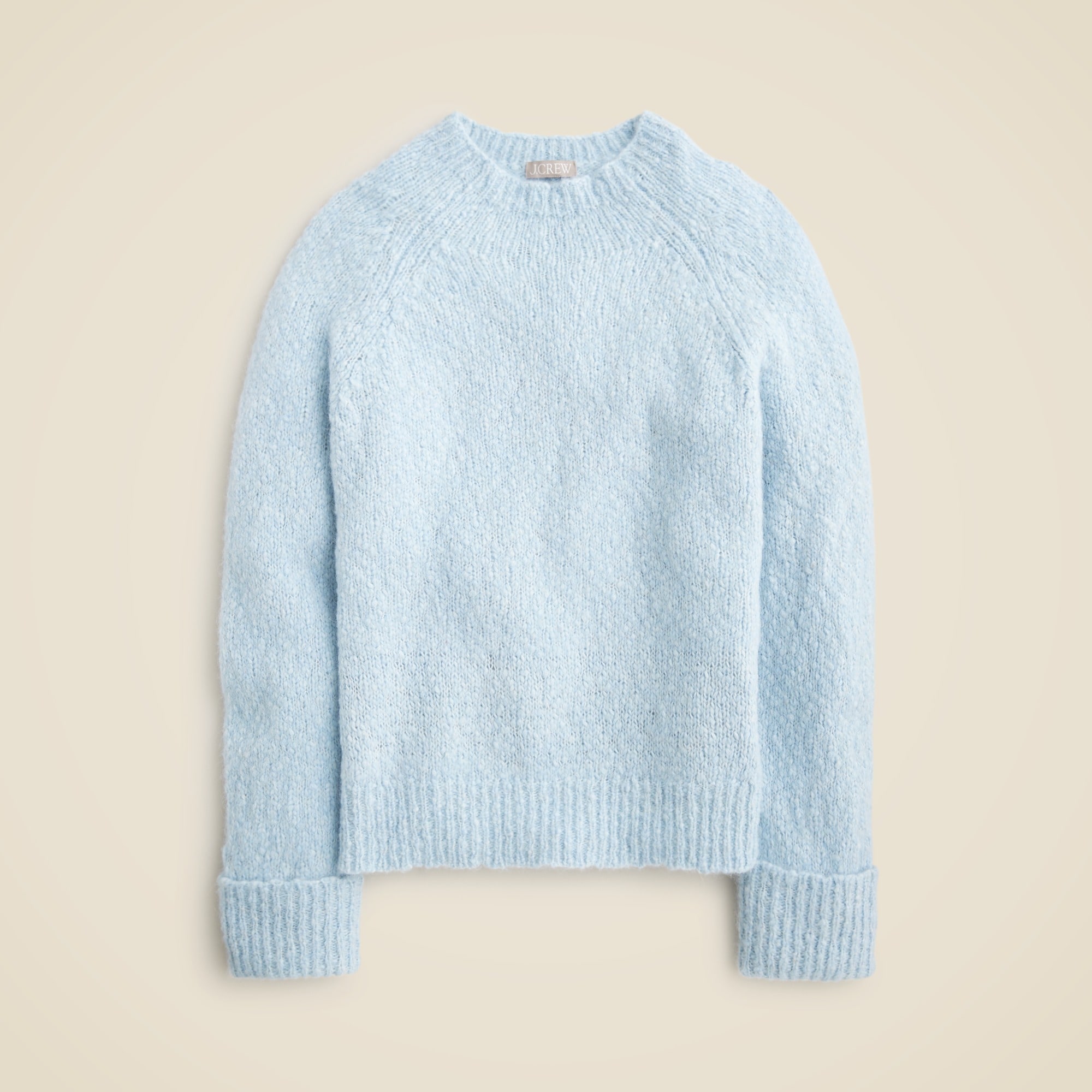  Cuffed mockneck sweater