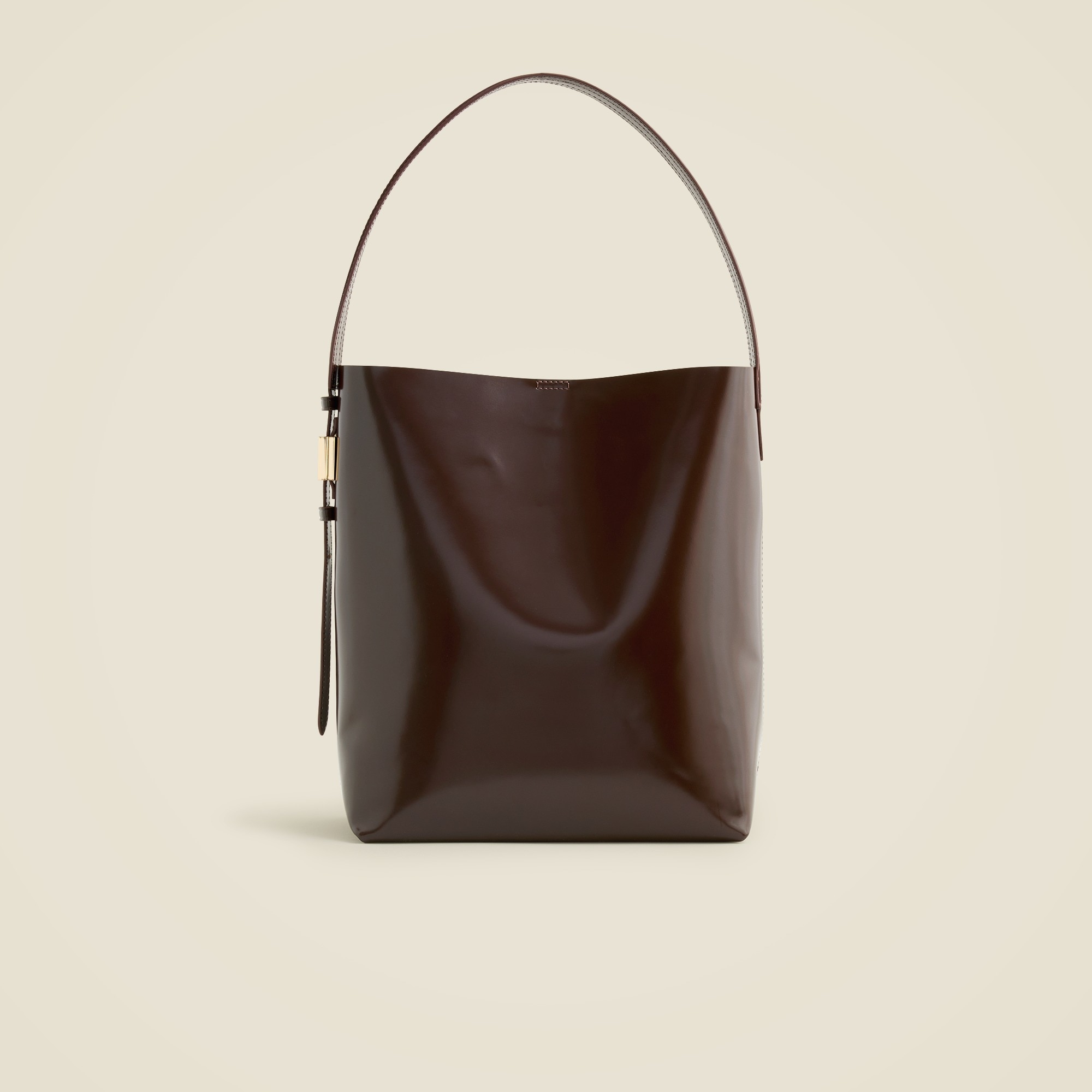 womens Edie bucket bag in Italian leather