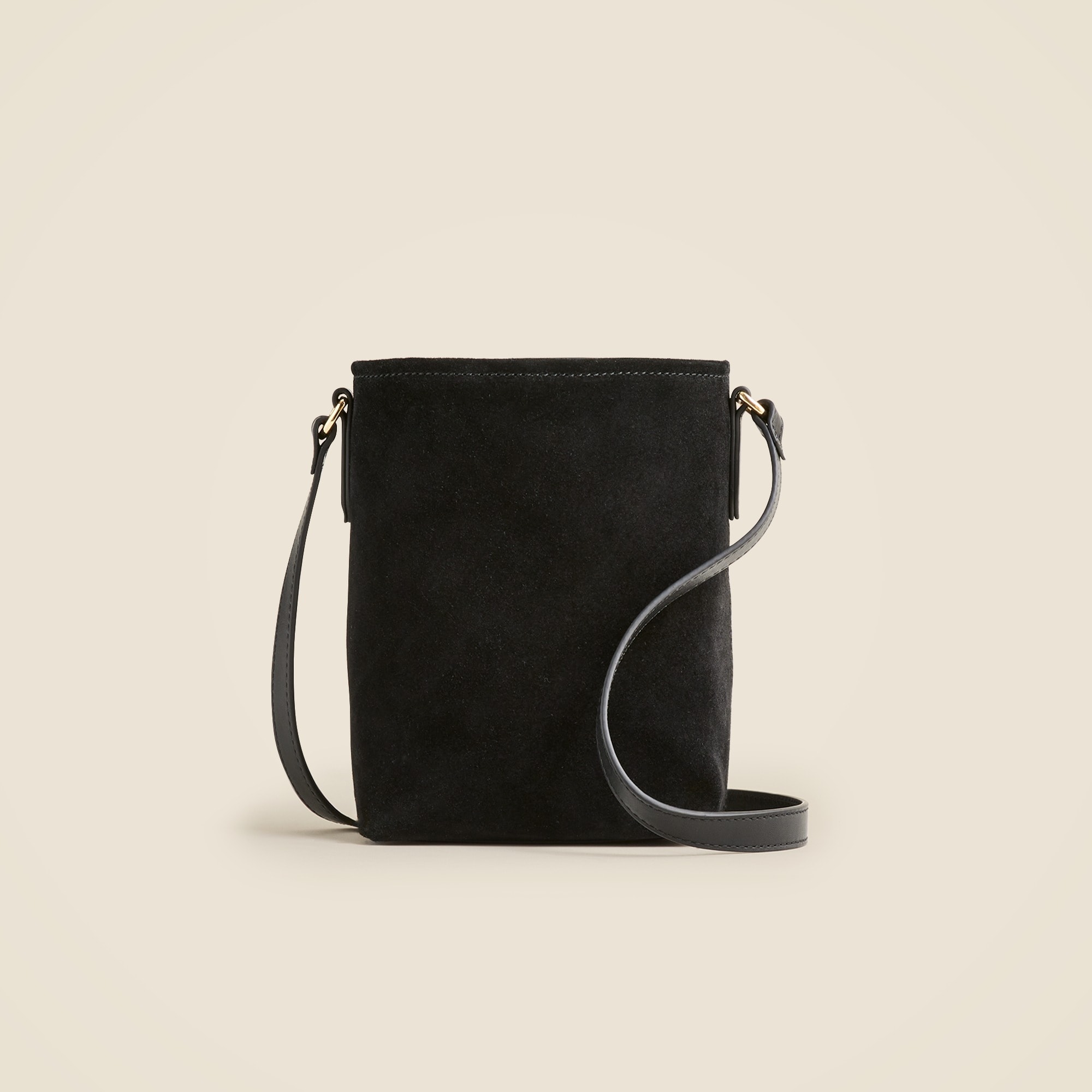  Small Berkeley crossbody bag in suede and leather