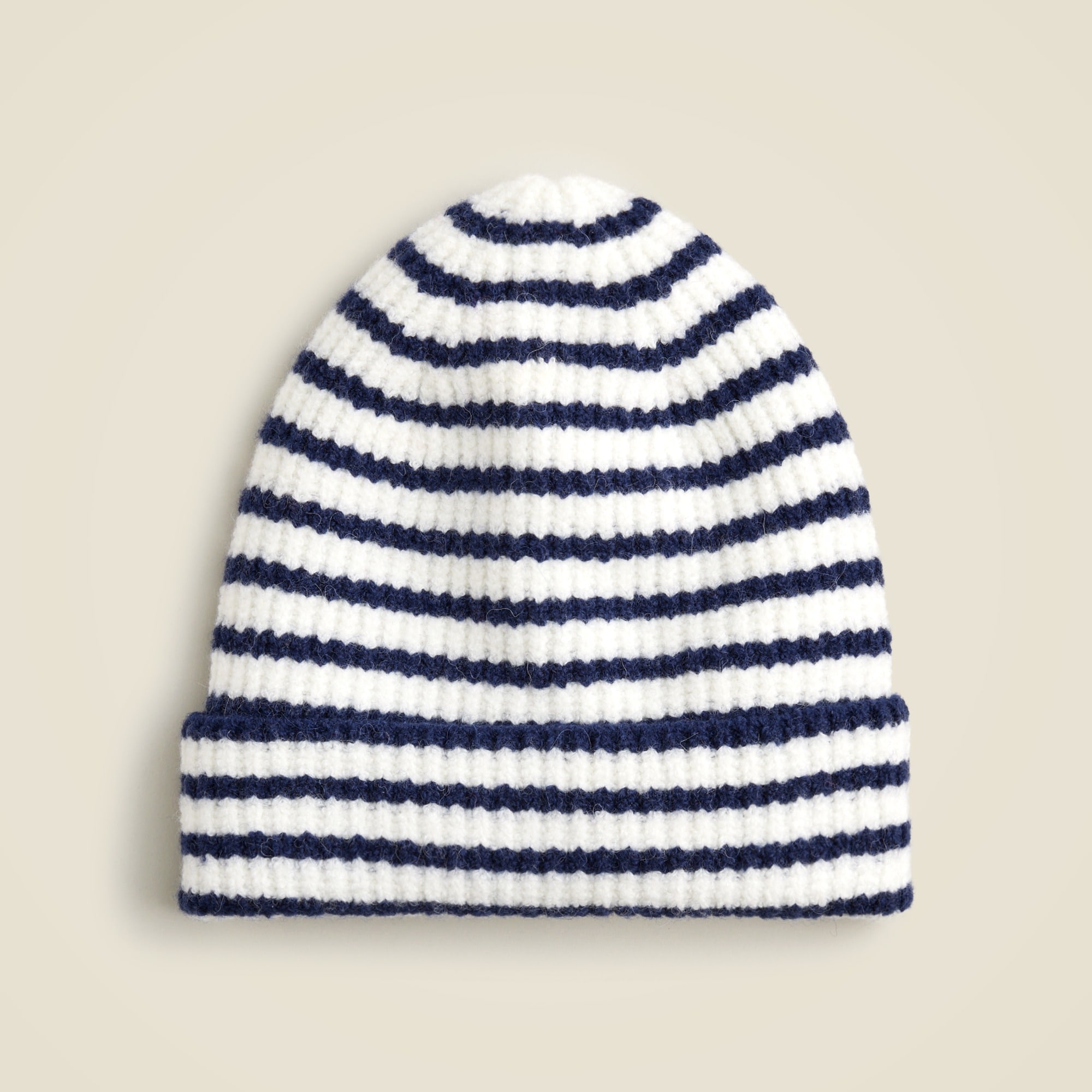 boys Kids' ribbed striped beanie in supersoft yarn