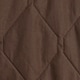 Quilted flight jacket with PrimaLoft&reg; BROWN