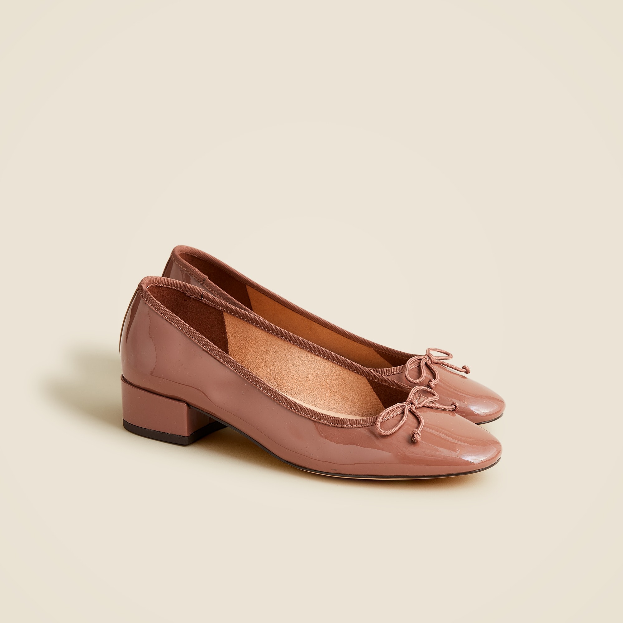 womens Teagan ballet pumps in patent leather