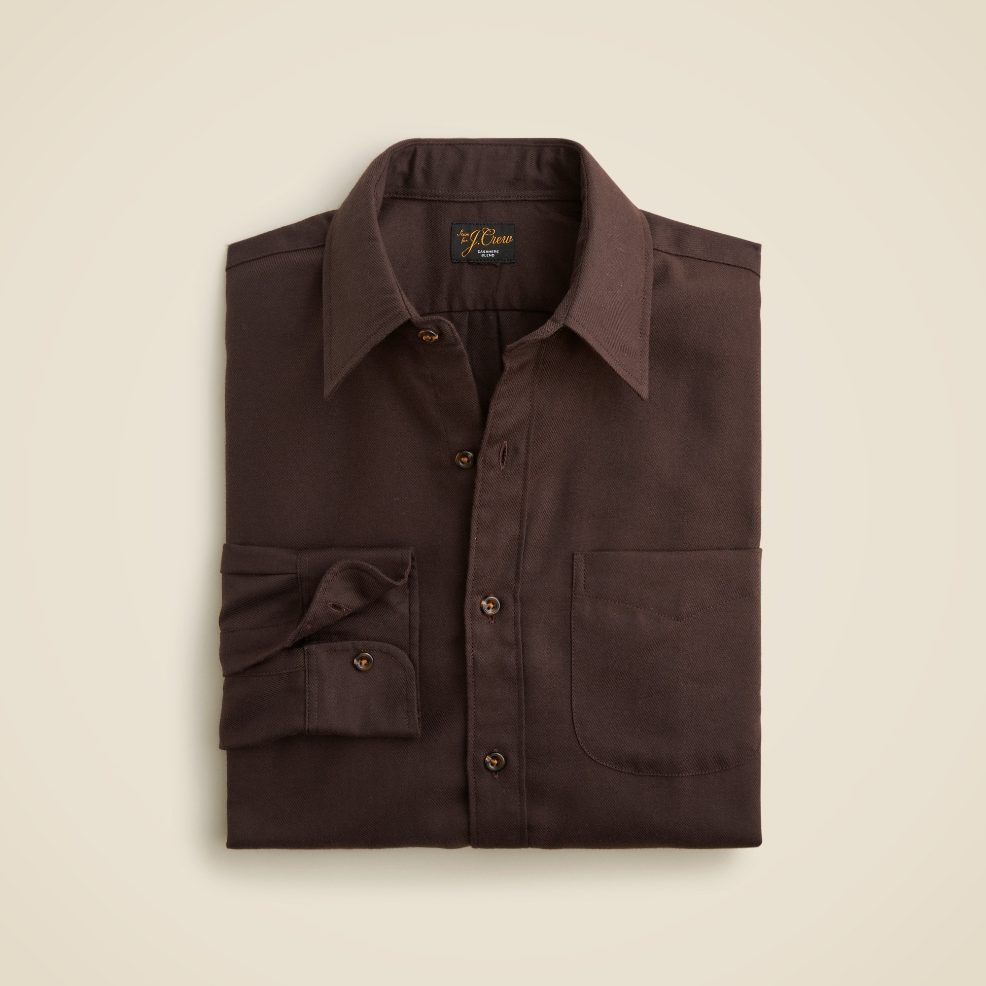 mens Cotton-cashmere blend shirt