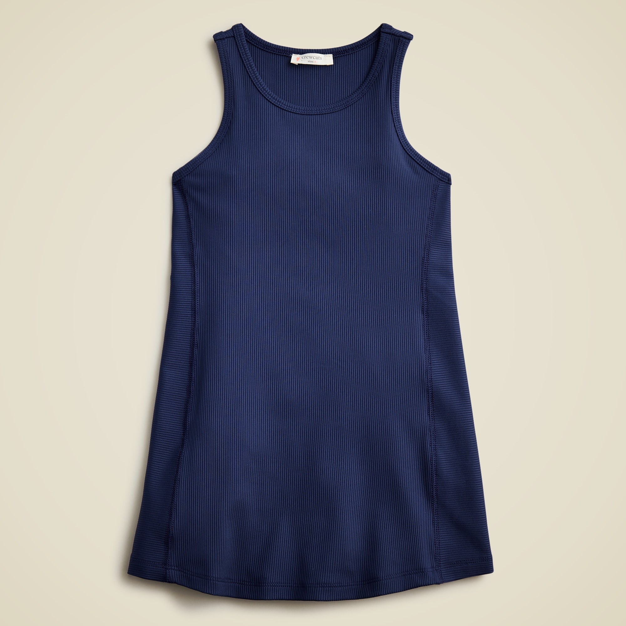 girls Girls' active tank dress in stretchy rib