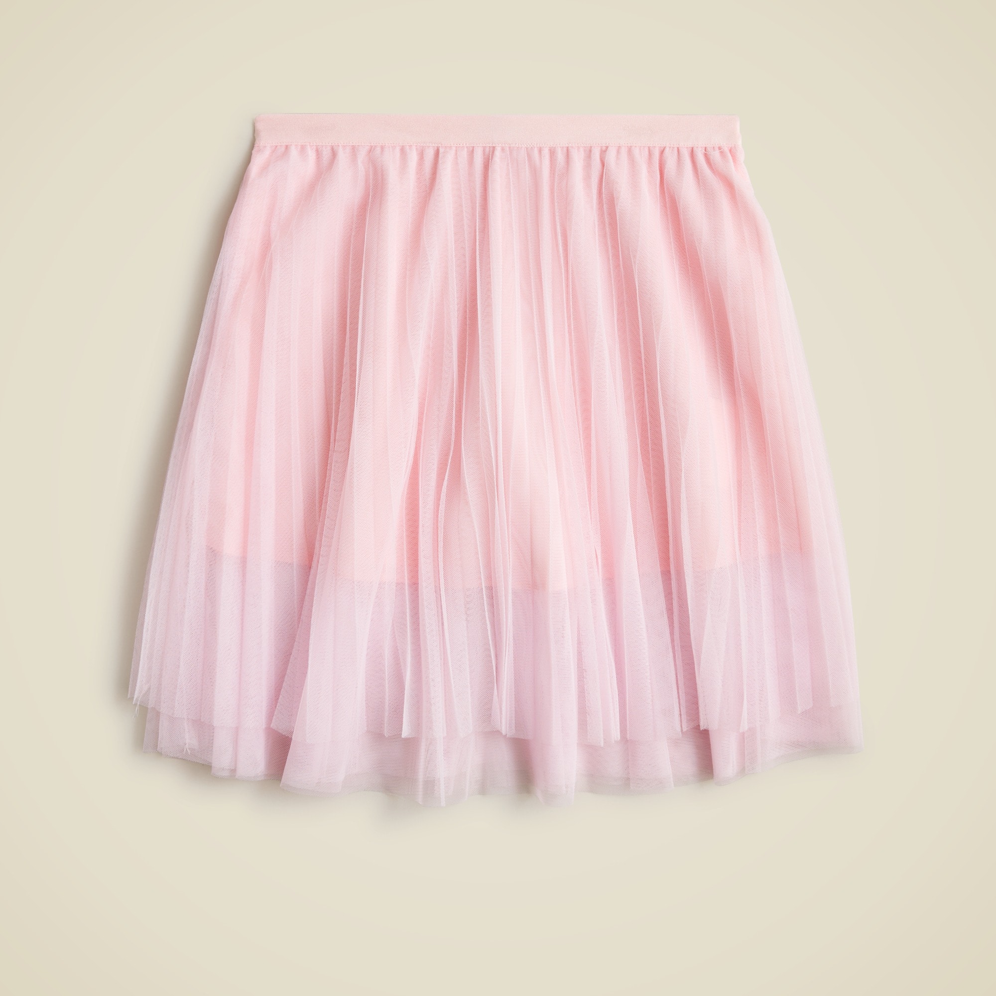  Girls' pleated midi skirt in tulle