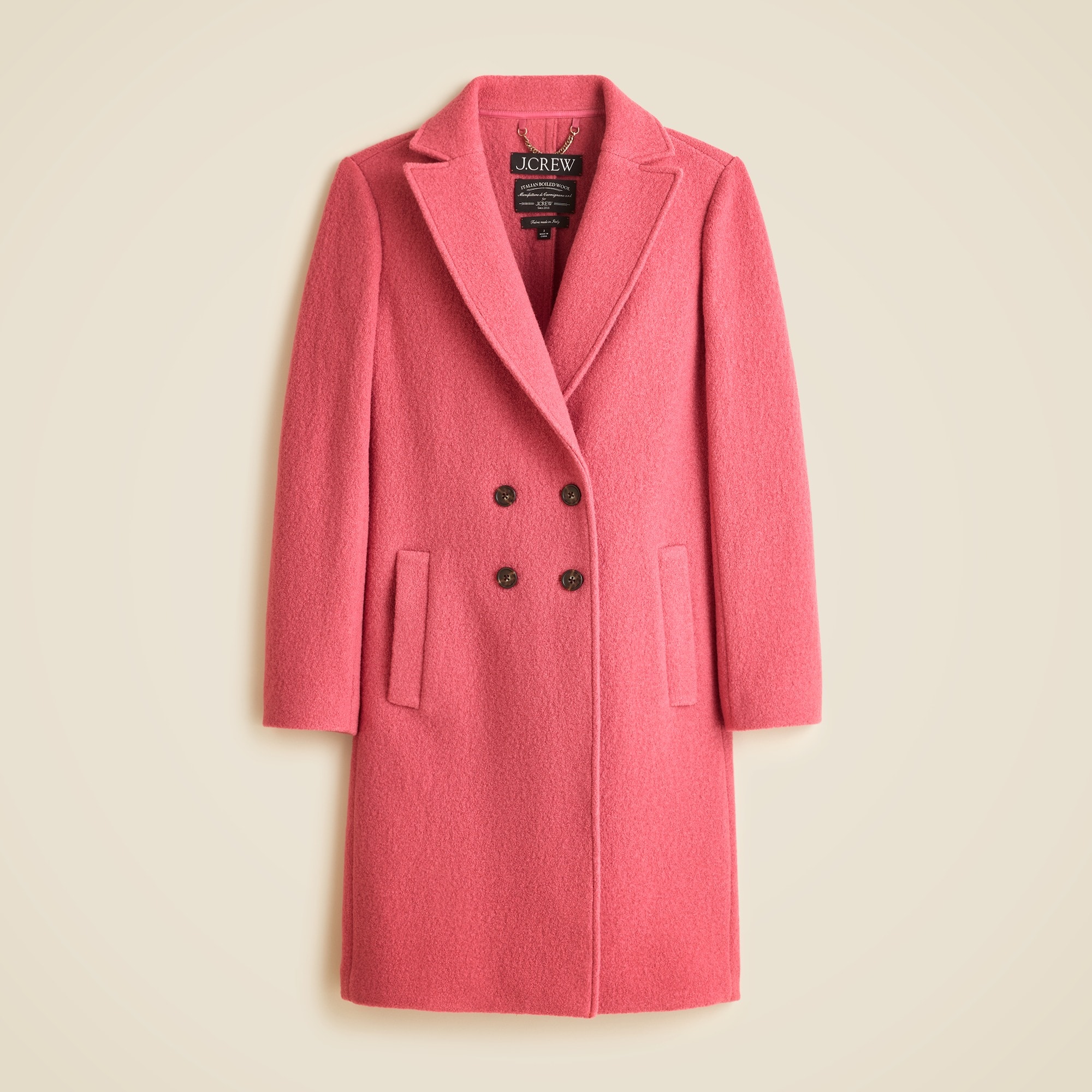 womens Daphne topcoat in Italian boiled wool