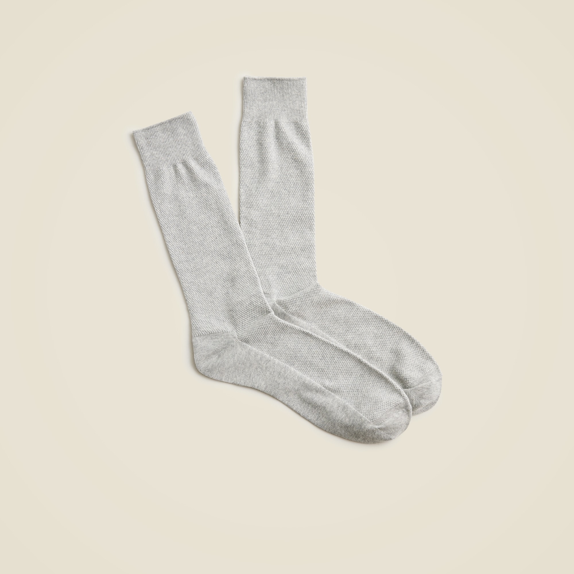 mens Cotton-blend piqu&eacute; socks