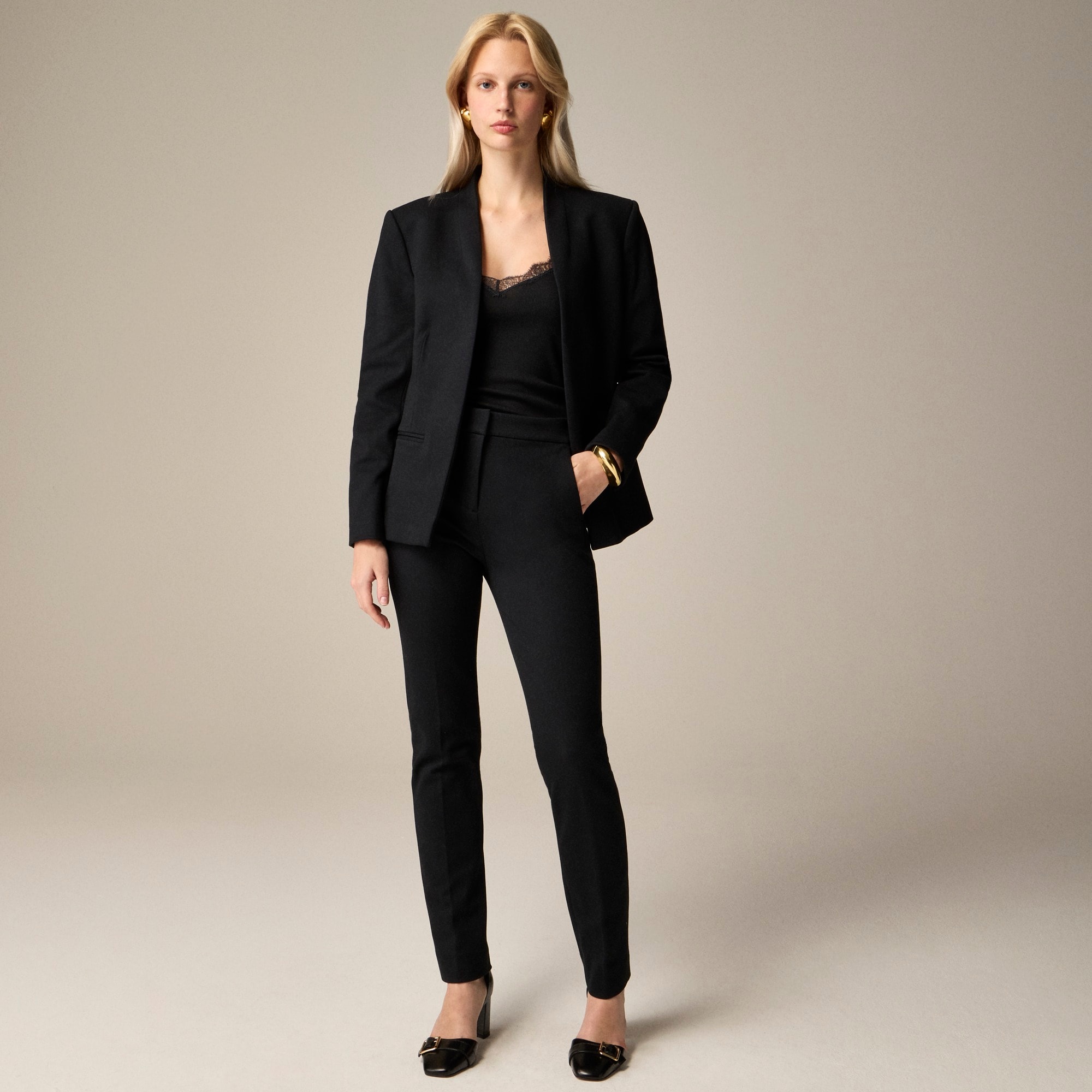 womens Going-out slim pant in stretch twill