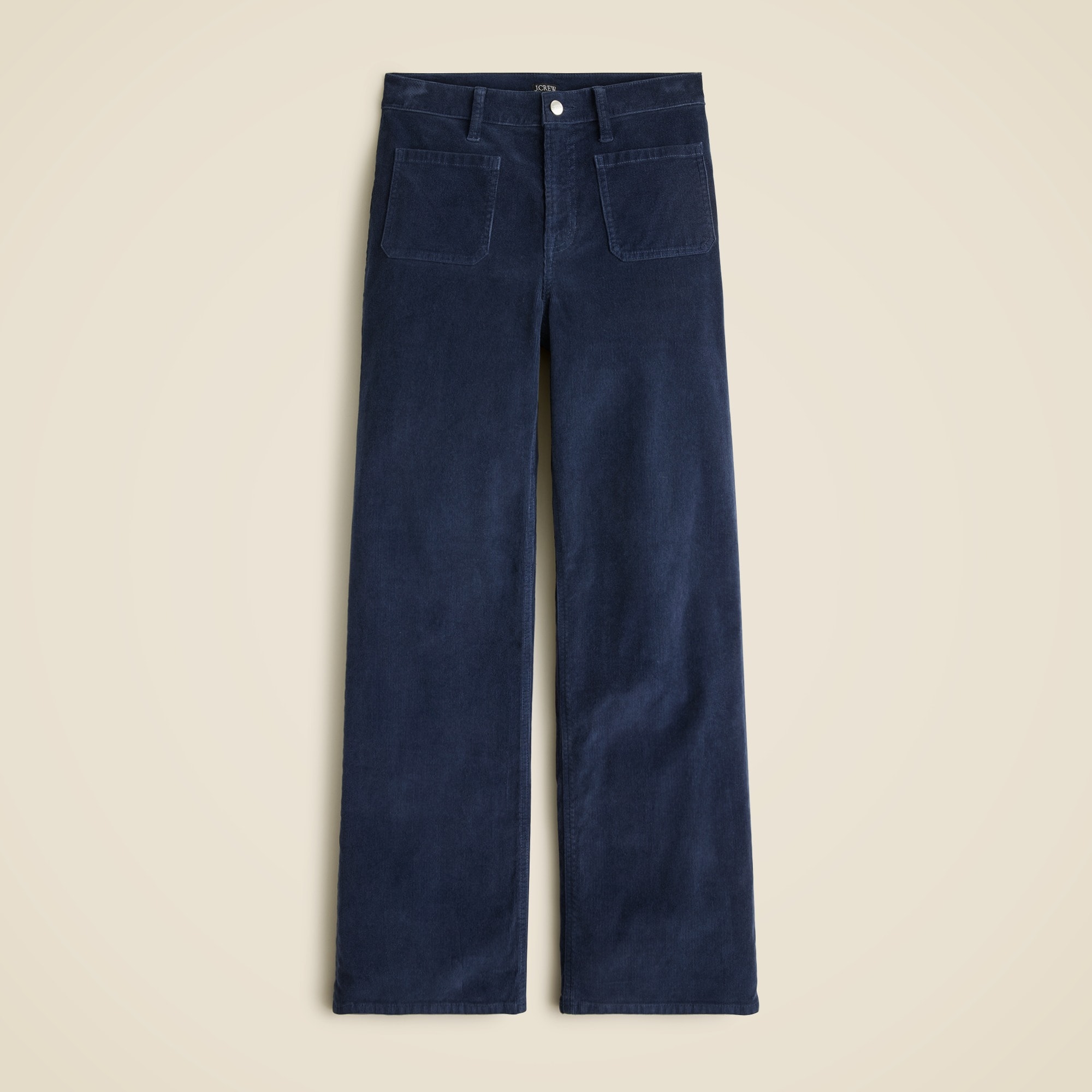 womens Sailor slim-wide pant in stretch corduroy