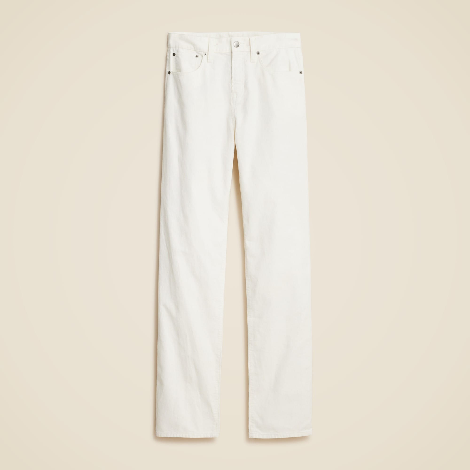  Loose straight corduroy pant