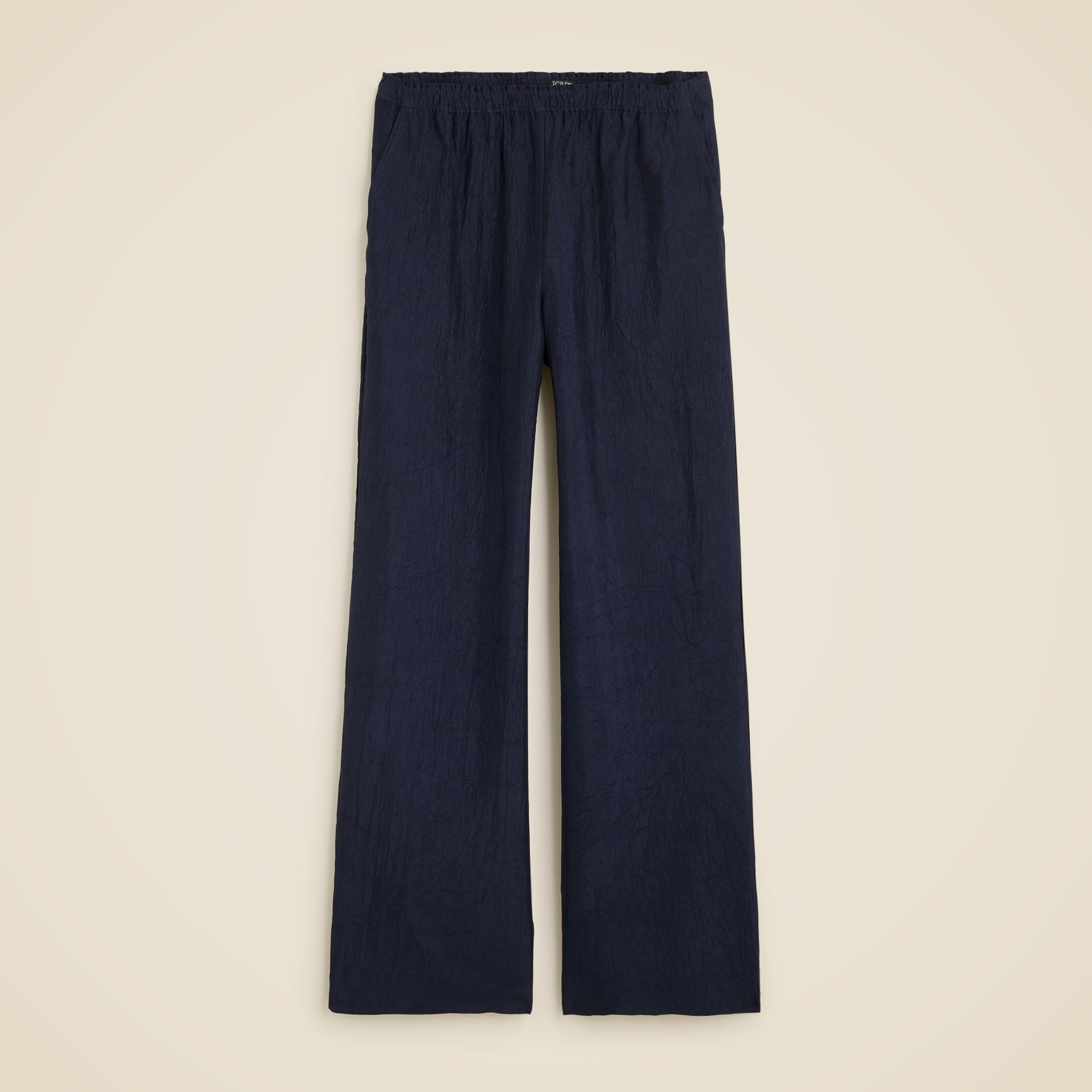 womens Petite Stratus pant in textured satin