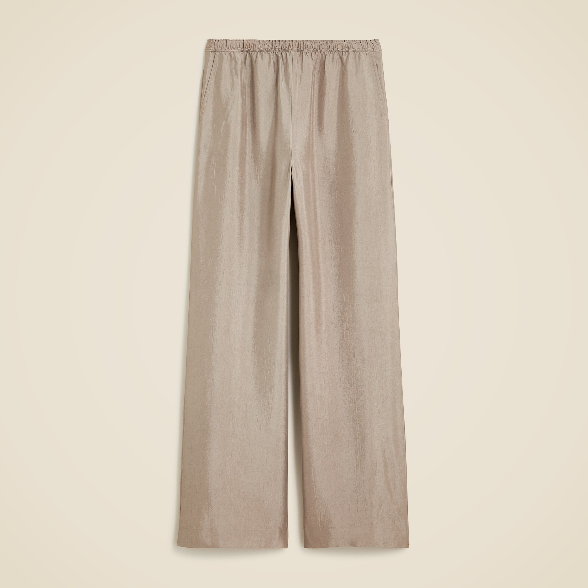 womens Stratus pant in textured satin