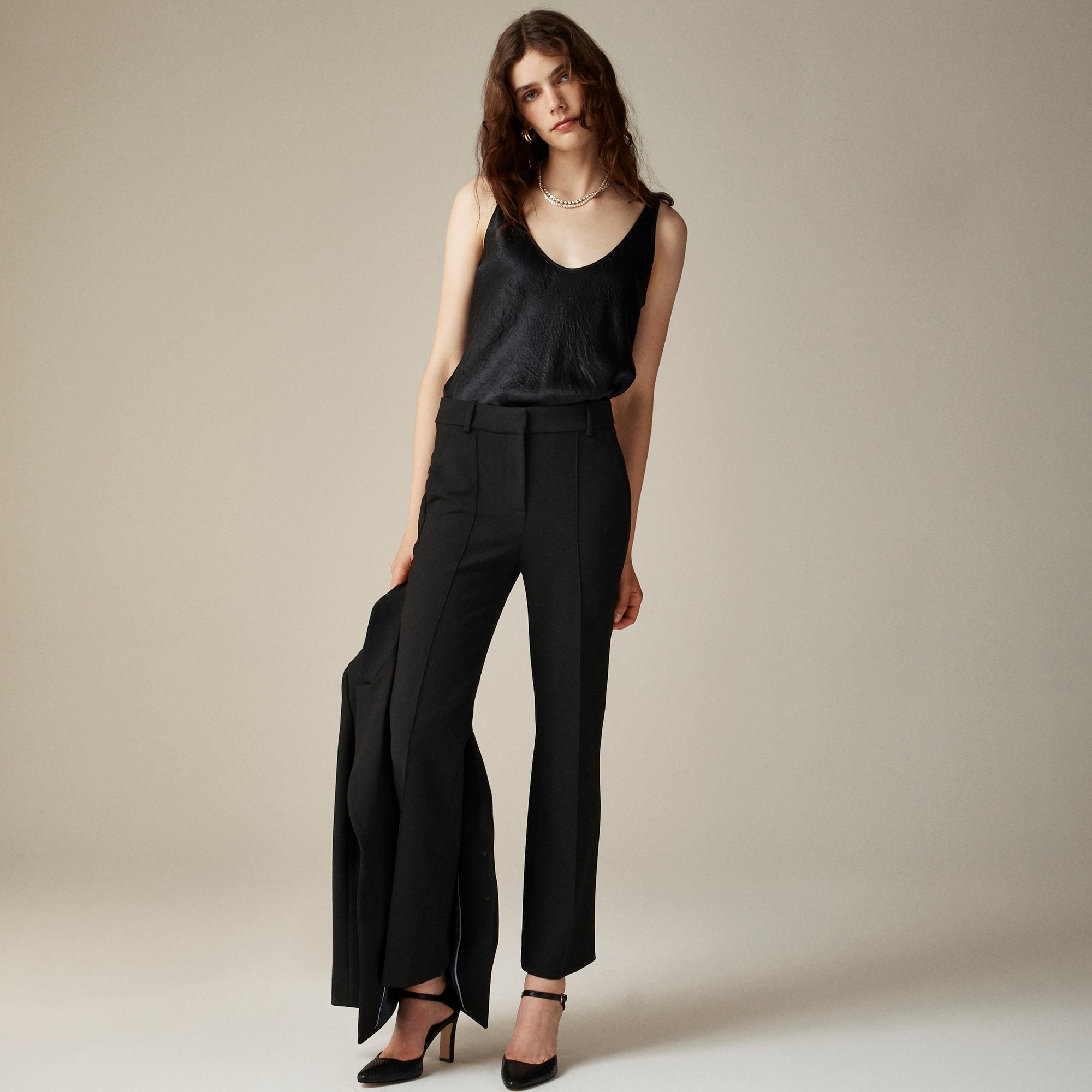 womens Cropped Natalia pant in four-season stretch