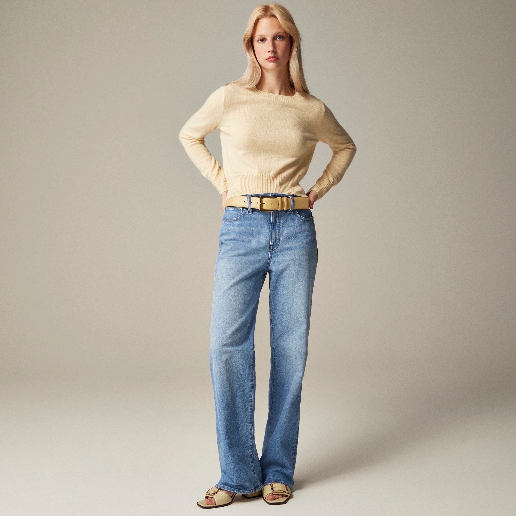 womens Full-length slim-wide jean in 1996 semi-stretch