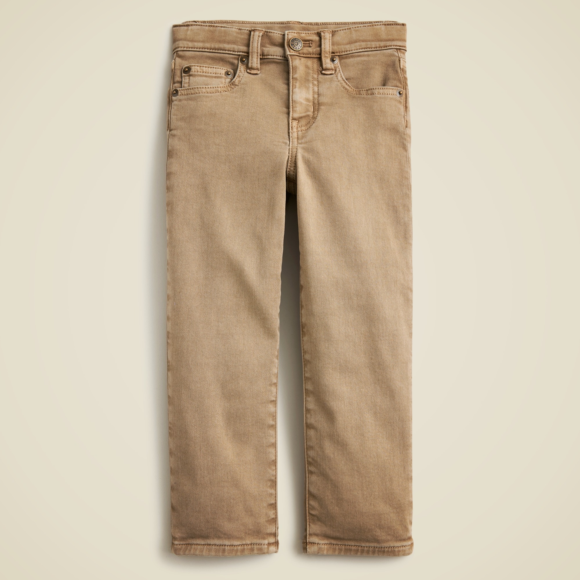  Kids' classic-fit garment-dyed stretch jean