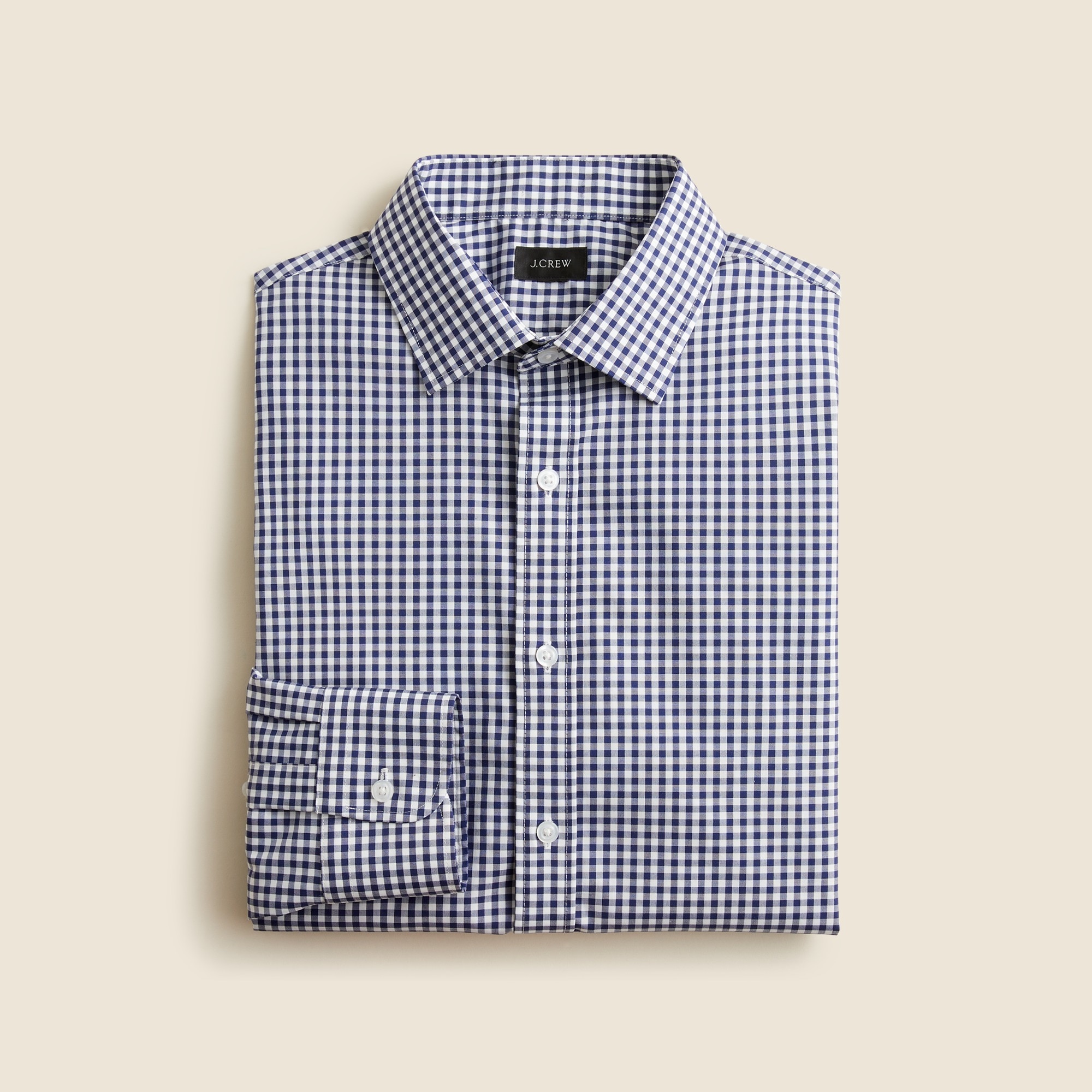 mens Bowery wrinkle-free dress shirt with spread collar