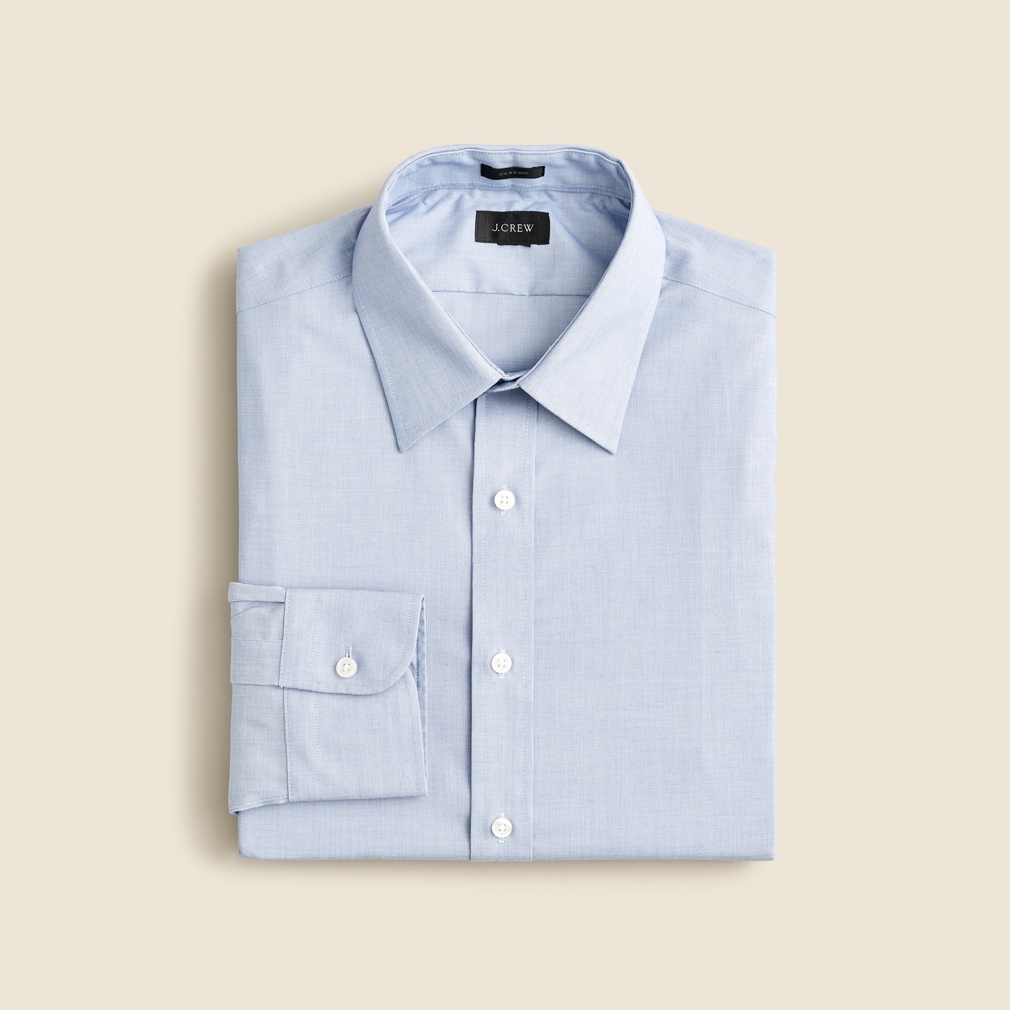 mens Bowery wrinkle-free dress shirt with point collar