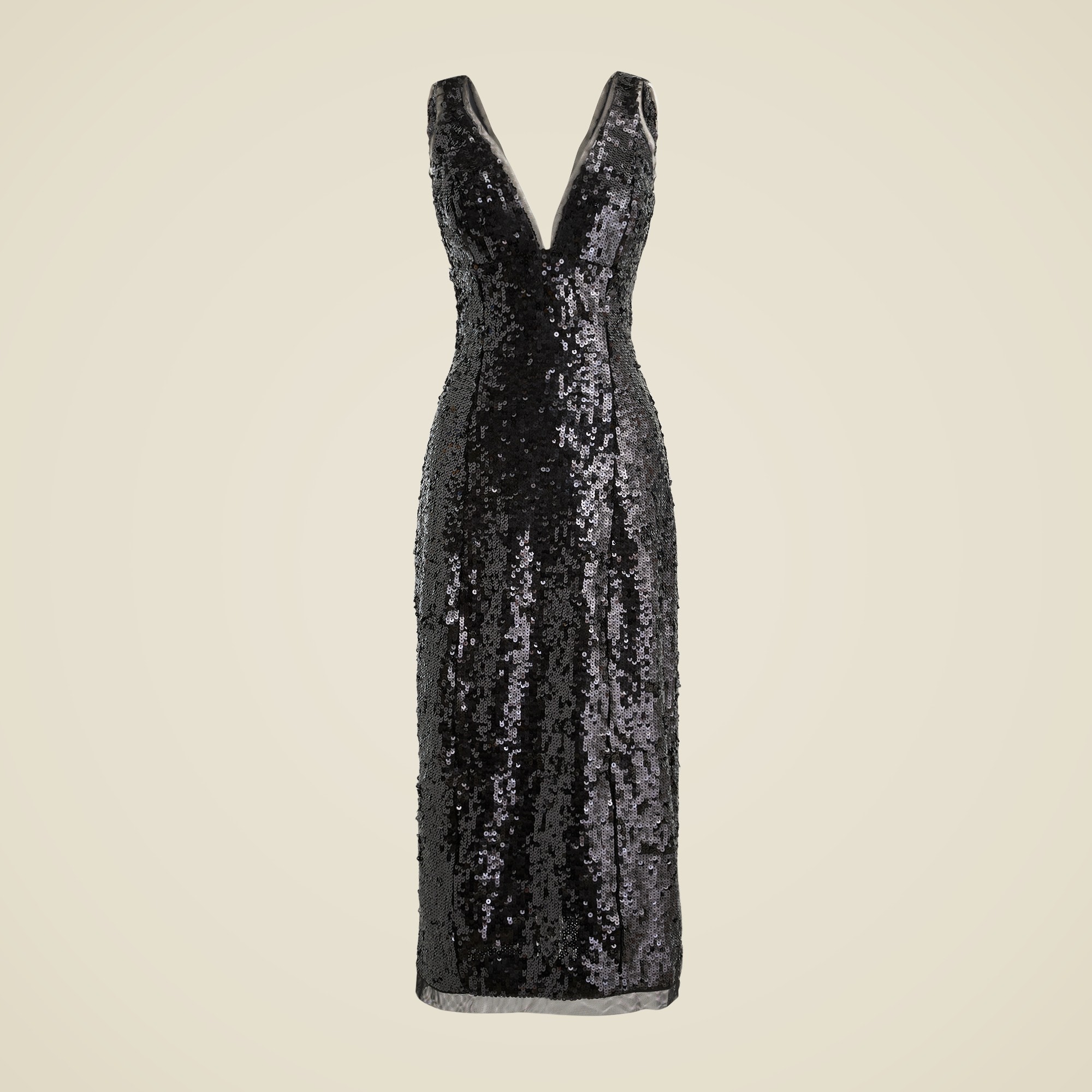  Sequin midi sheath dress