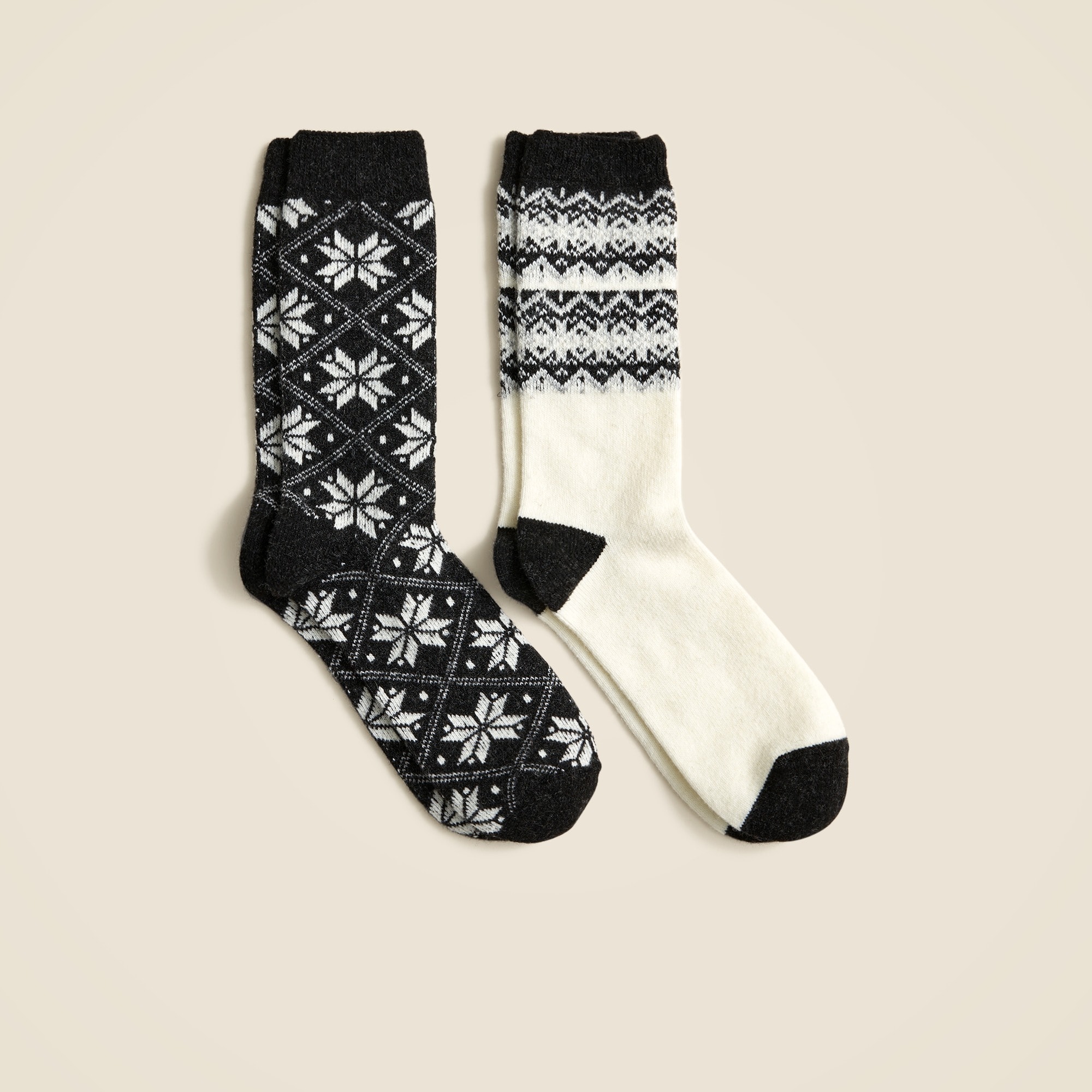  Fair Isle trouser socks two-pack