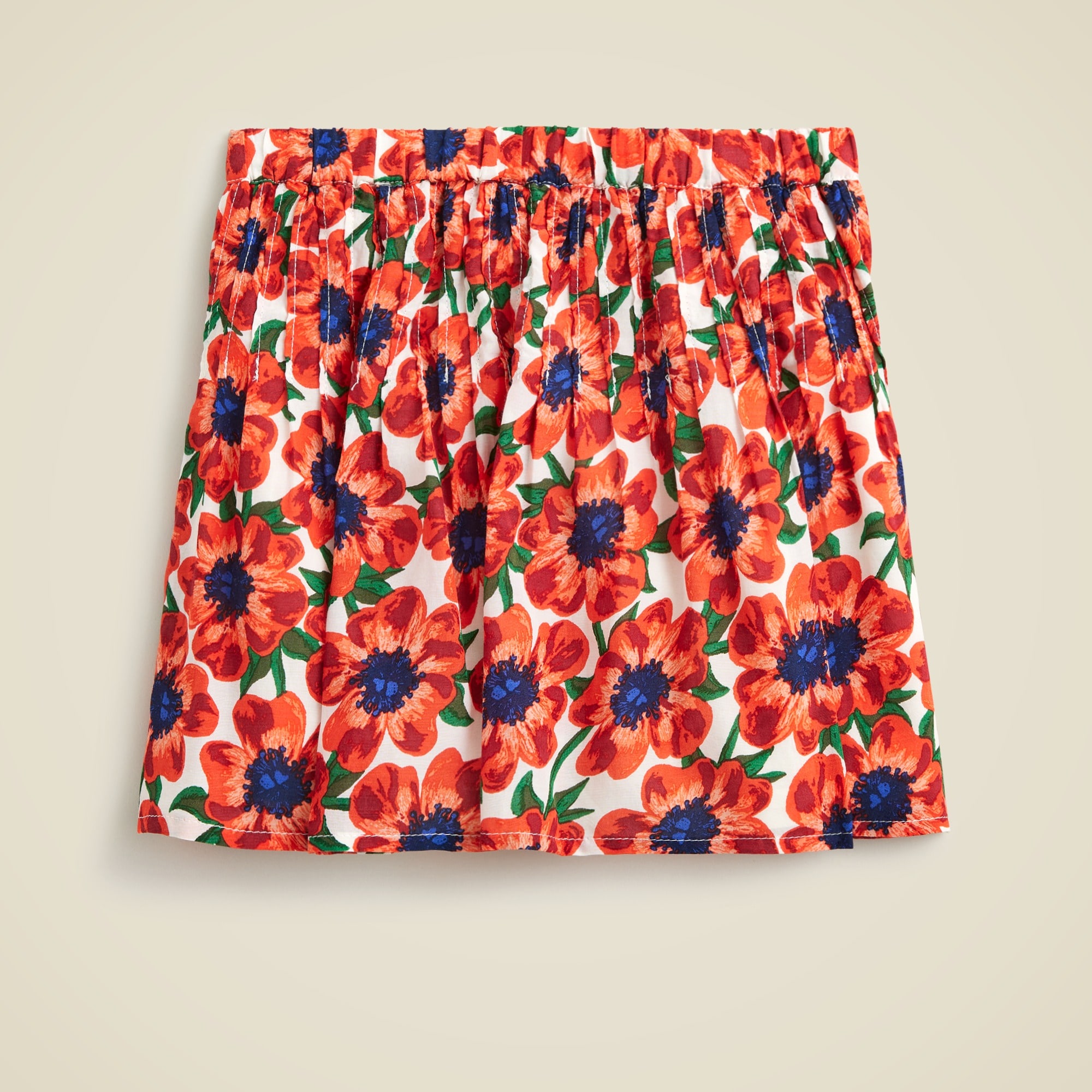  Girls' pleated skirt in floral