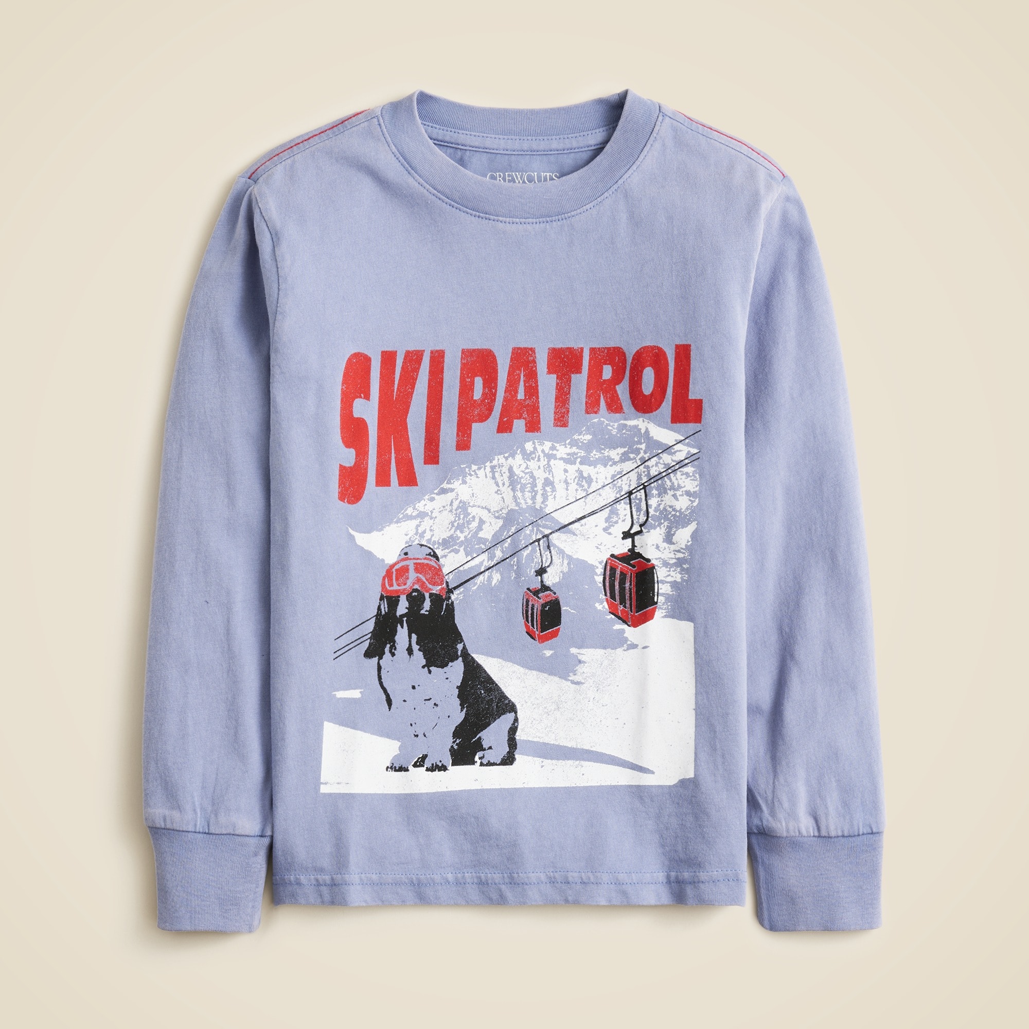 boys Kids' long-sleeve &quot;Ski patrol&quot; graphic T-shirt