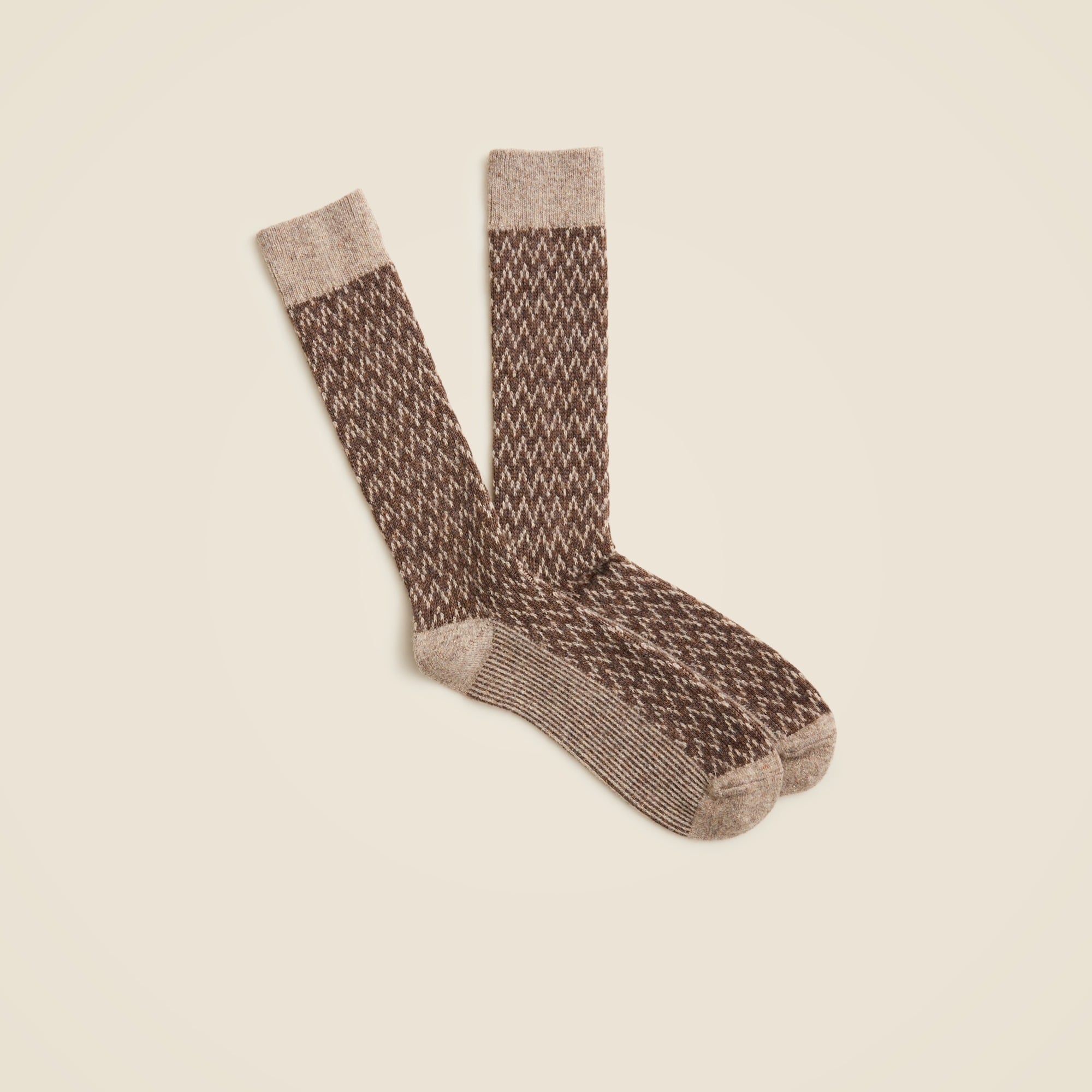 mens Wool-blend herringbone socks