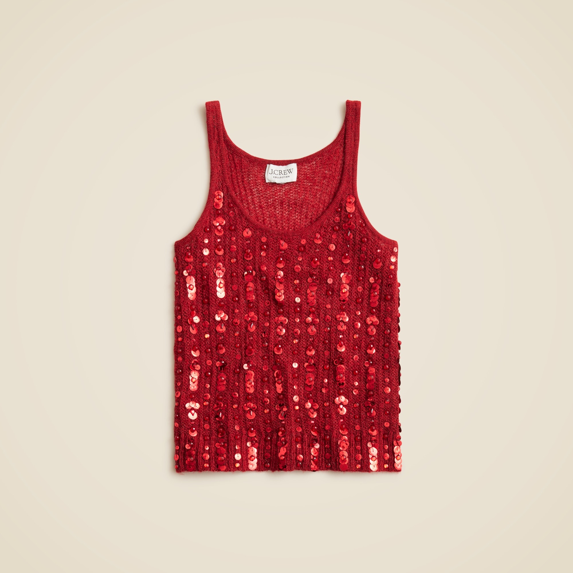 womens Collection embellished pointelle sweater-tank