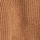 Ribbed cotton button-collar sweater HTHR CAMEL