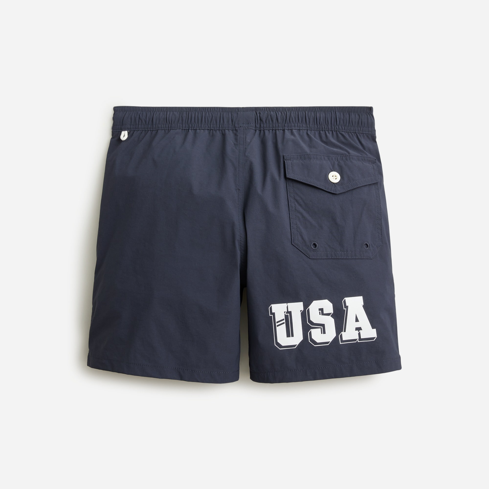 Limited-edition USA Swimming® X J.Crew 6'' stretch swim trunk with ECONYL® nylon